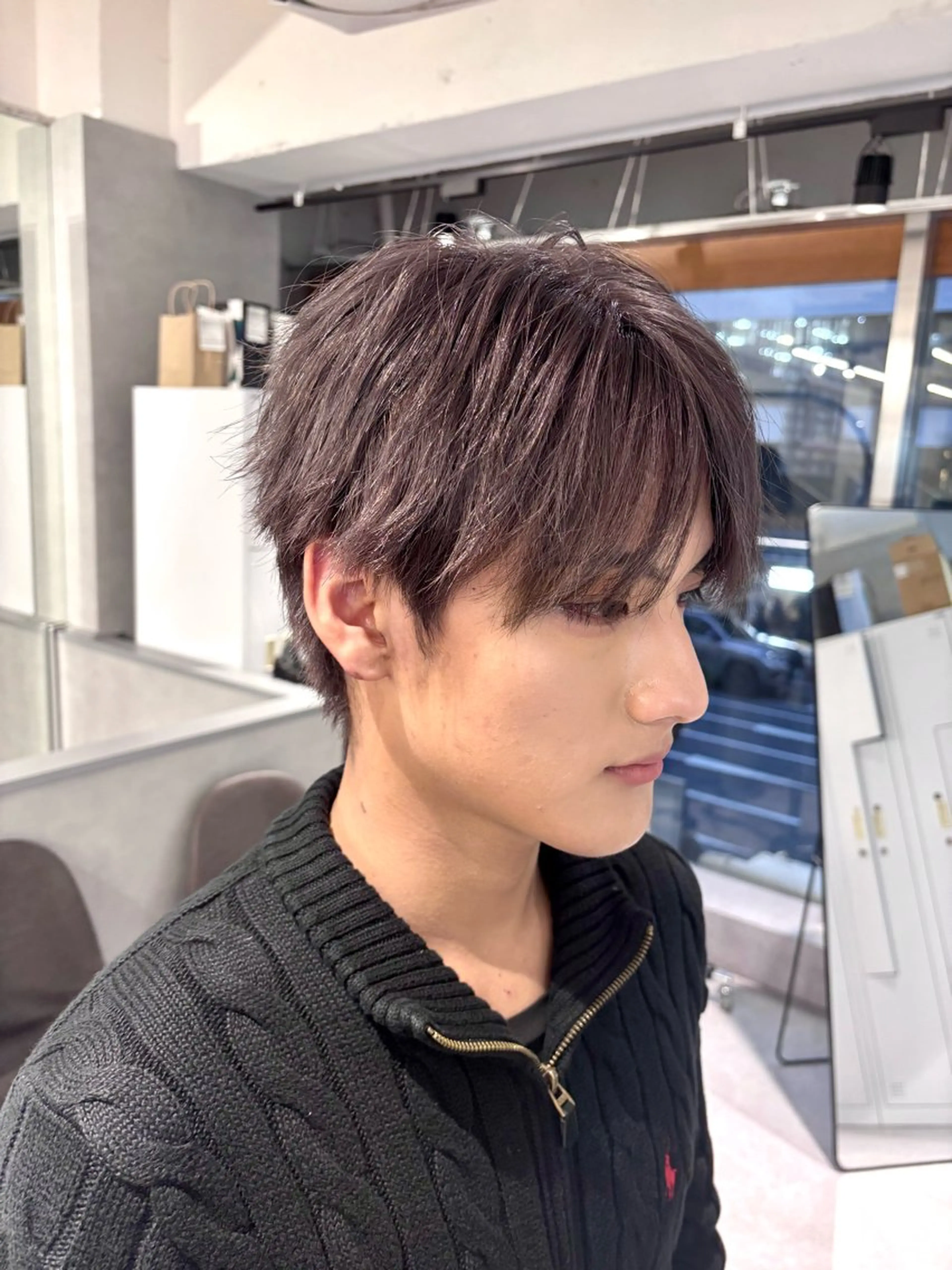 メンズ メンズブリーチ ヘアカラー ハイトーン/北堀江 💎Shoseiのヘアスタイル