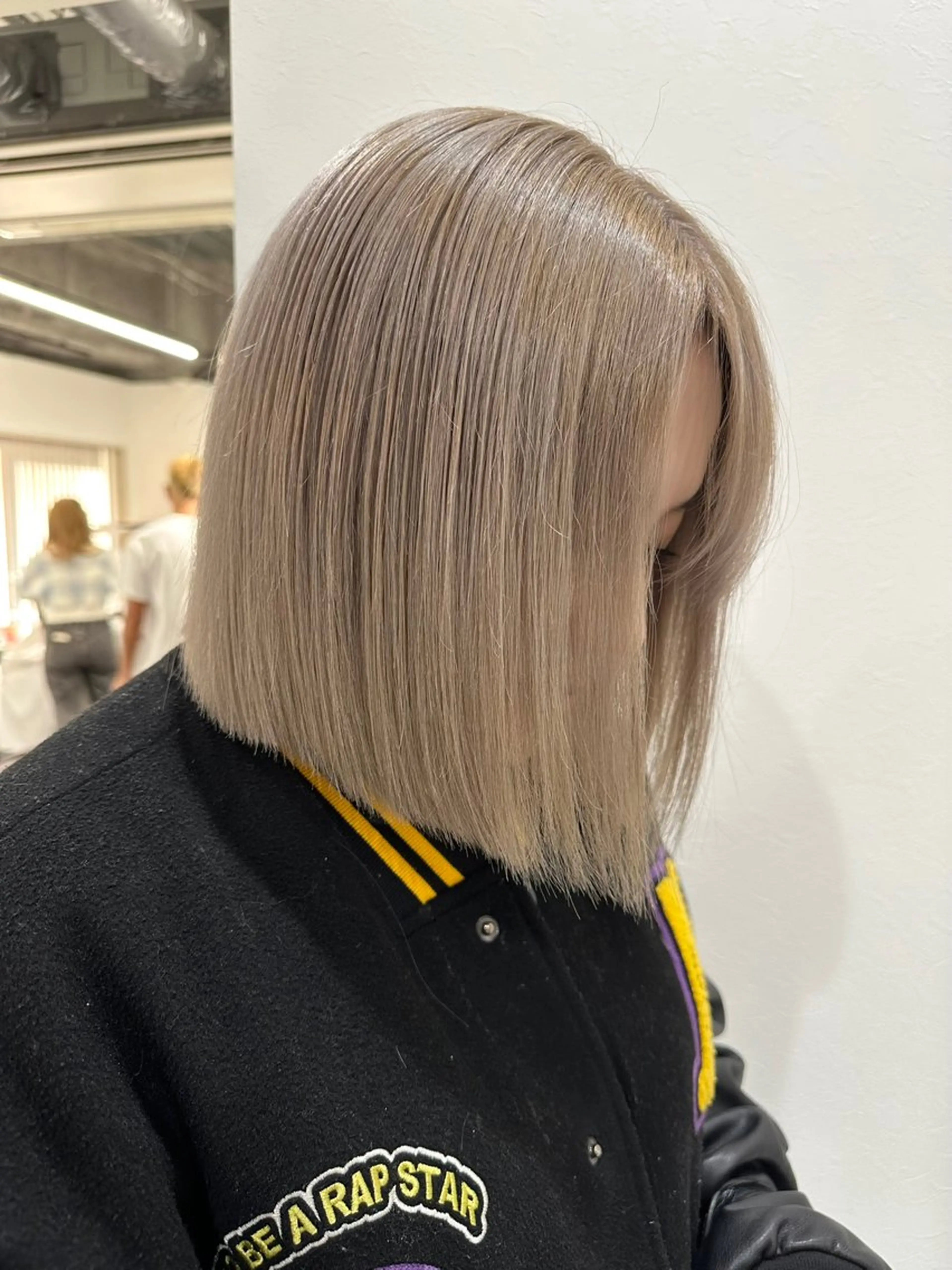 ミディアム ボブ カット ヘアカラー トリートメント プルエクステ/透明感 カラー✨KAZUKIのヘアスタイル