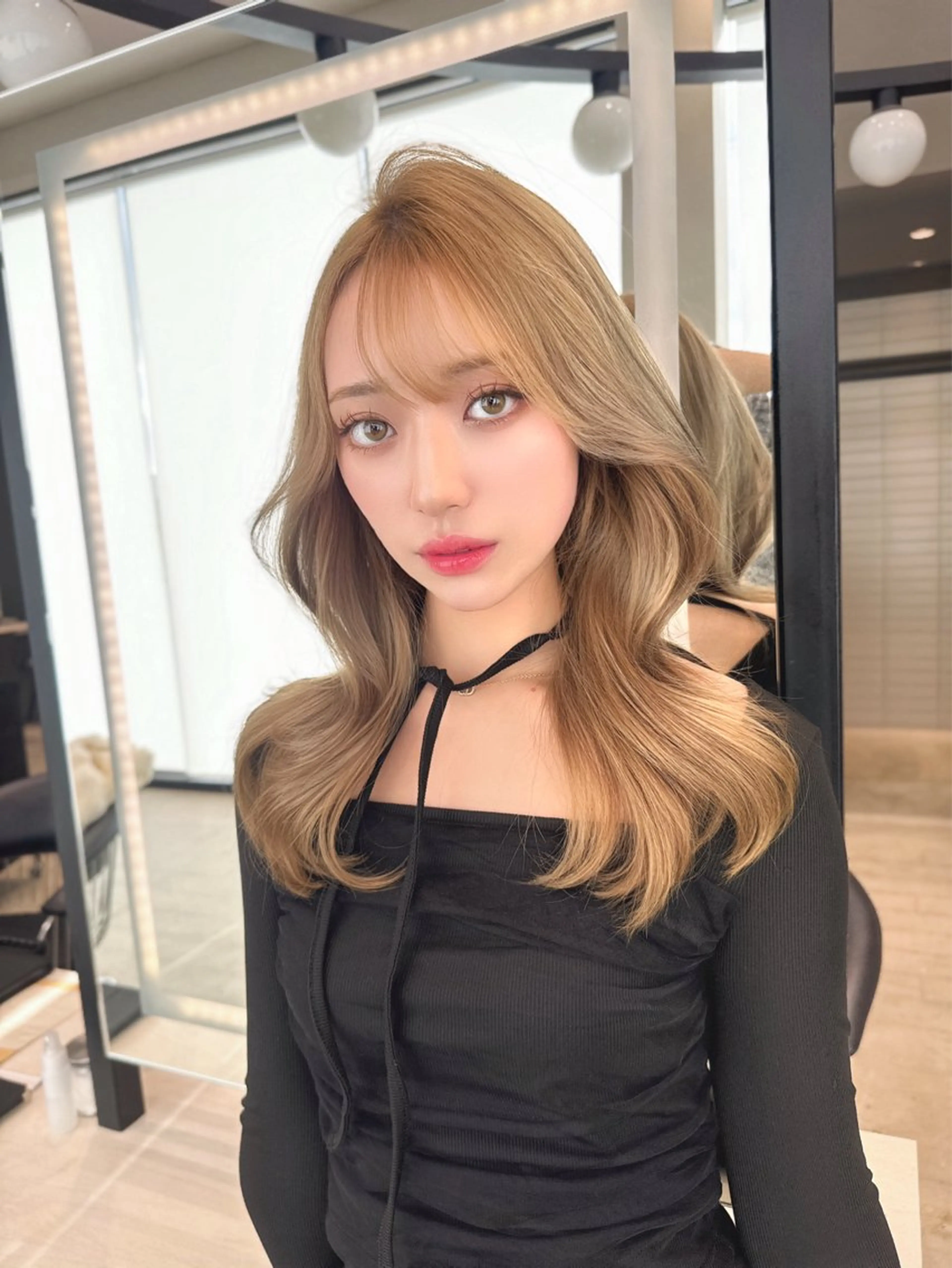 ロング カラー カット 韓国ヘア/髪質改善 TAKAHIROのヘアスタイル