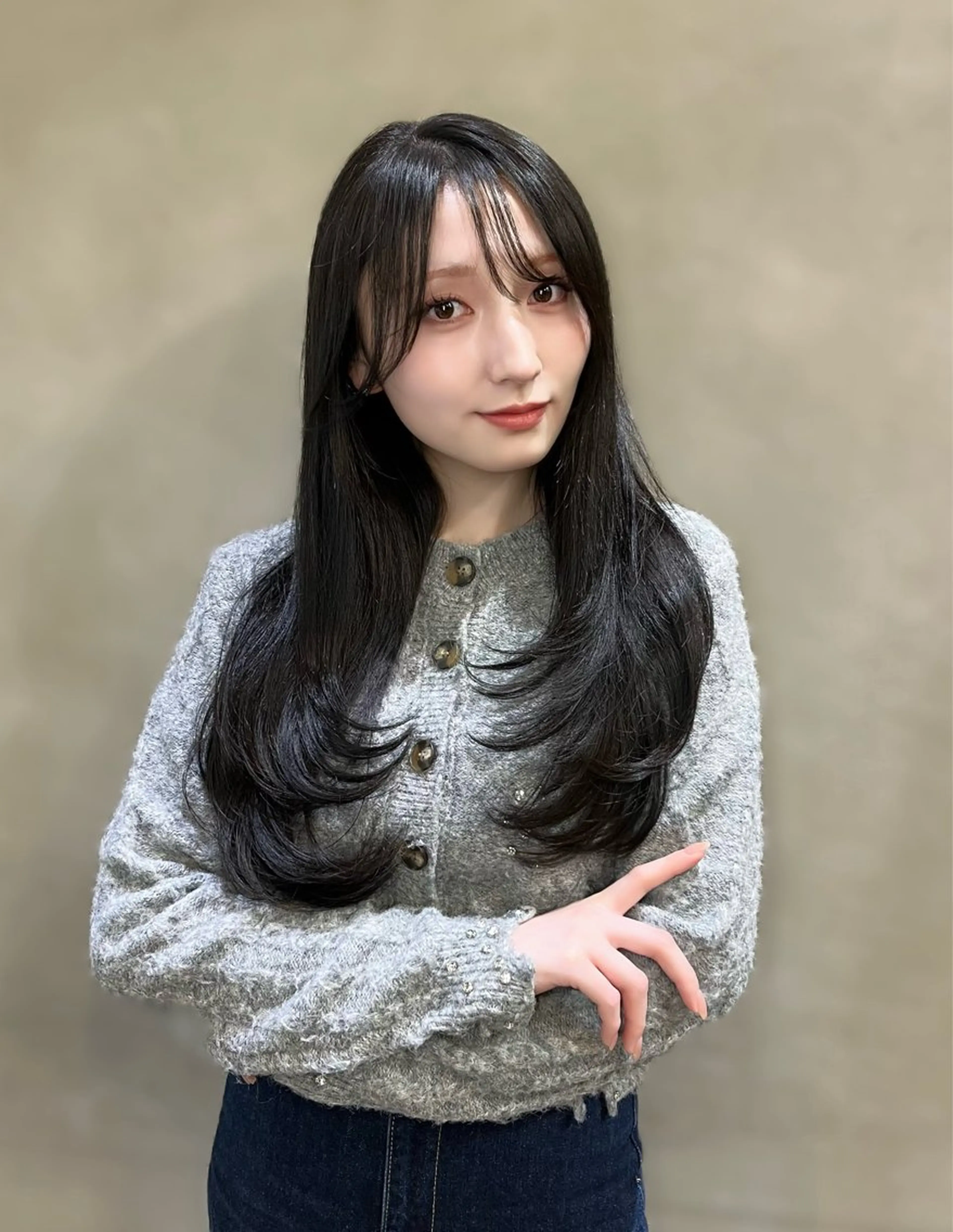 🩵minimo限定🩵大人気レイヤーカット×ワンカラーの写真