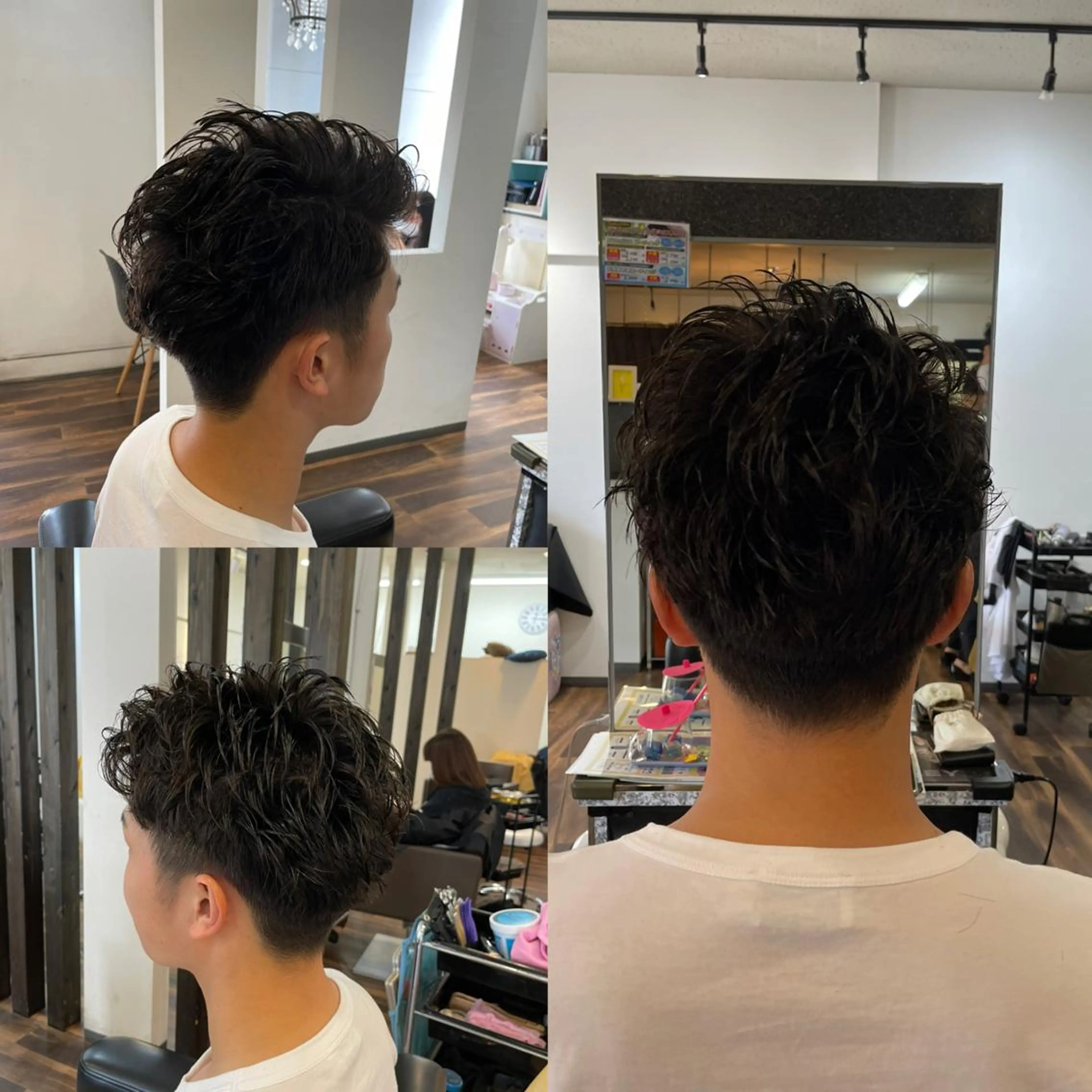 パーマ メンズ カット パーマ Leggu所属・木田 智大のヘアスタイル