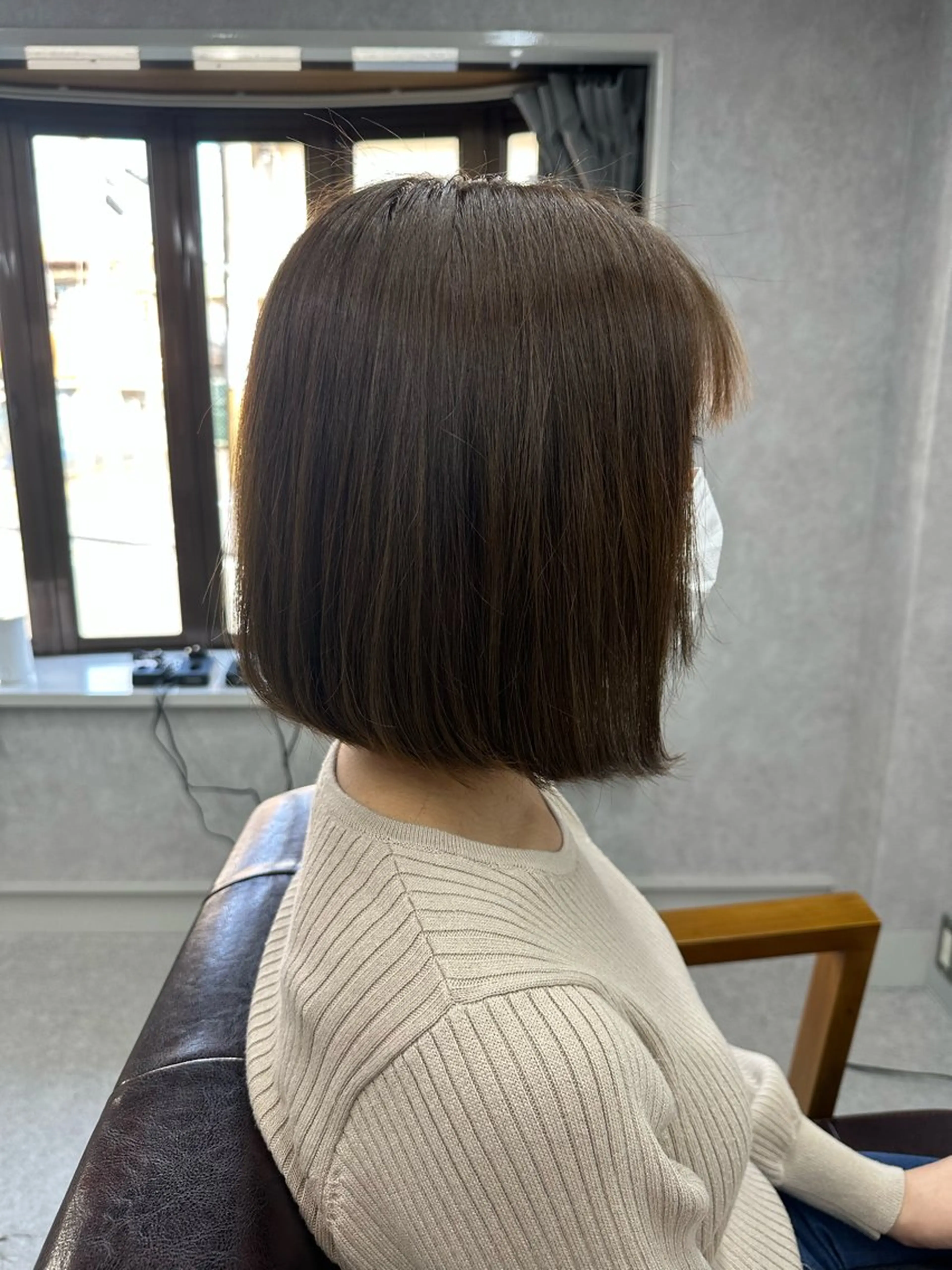 ミディアム カラー カット ヘアカラー トリートメント Lien 深井店のヘアスタイル