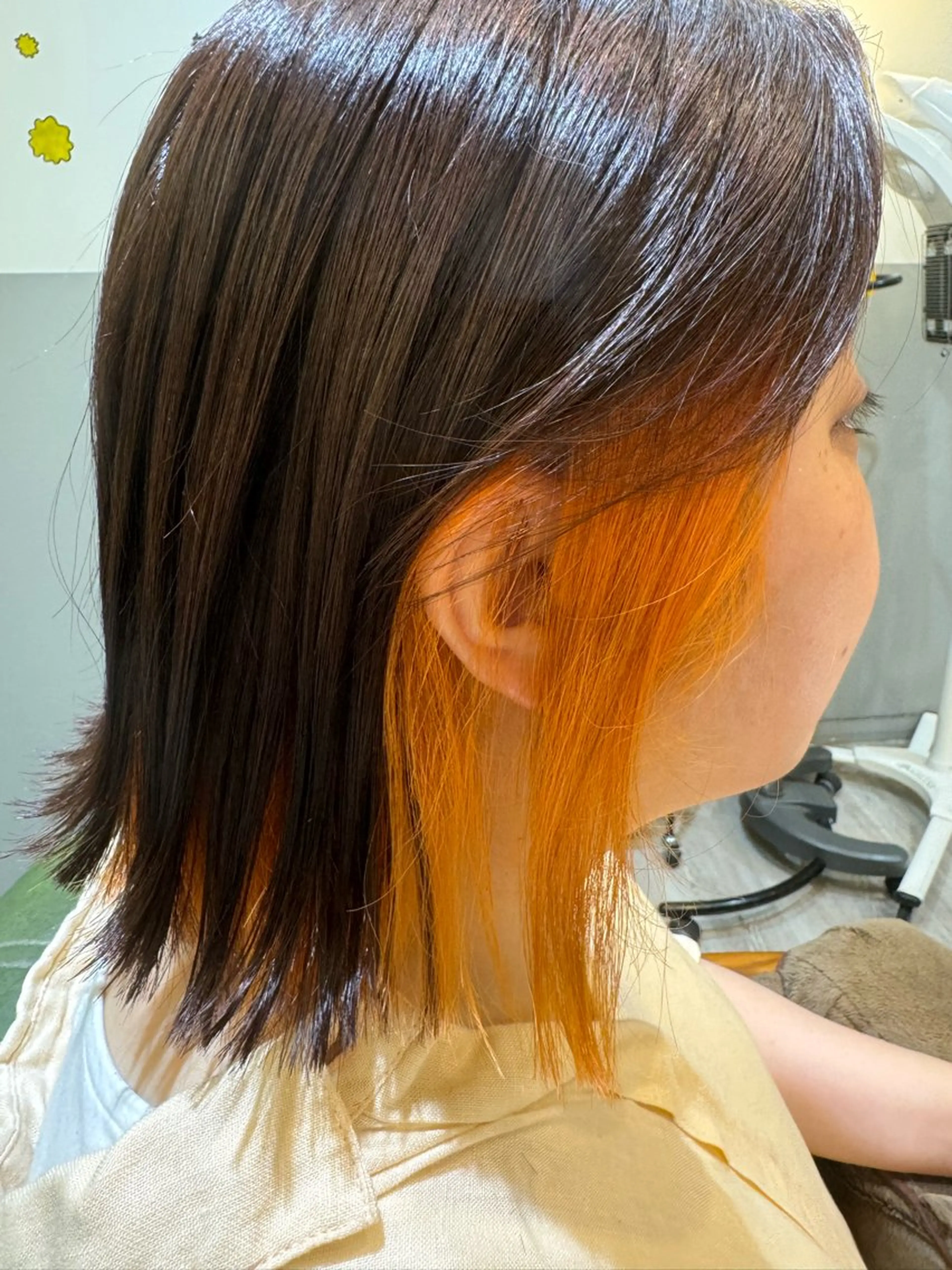 ミディアム ヘアカラー 🦋ふくい あやの🦋のヘアスタイル