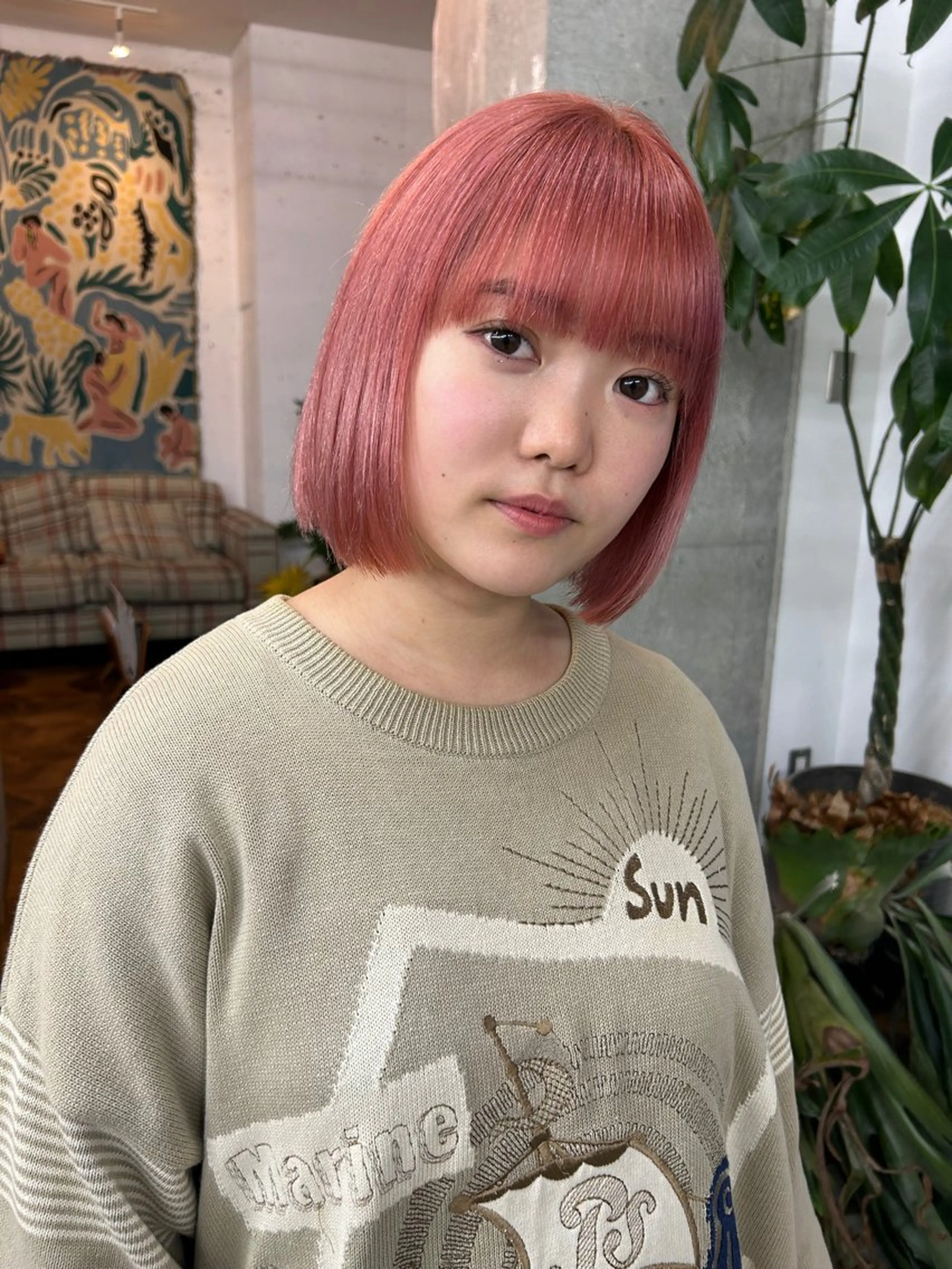 ミディアム ヘアカラー 🫧透明感カラー🫧 ハシモトタケルのヘアスタイル