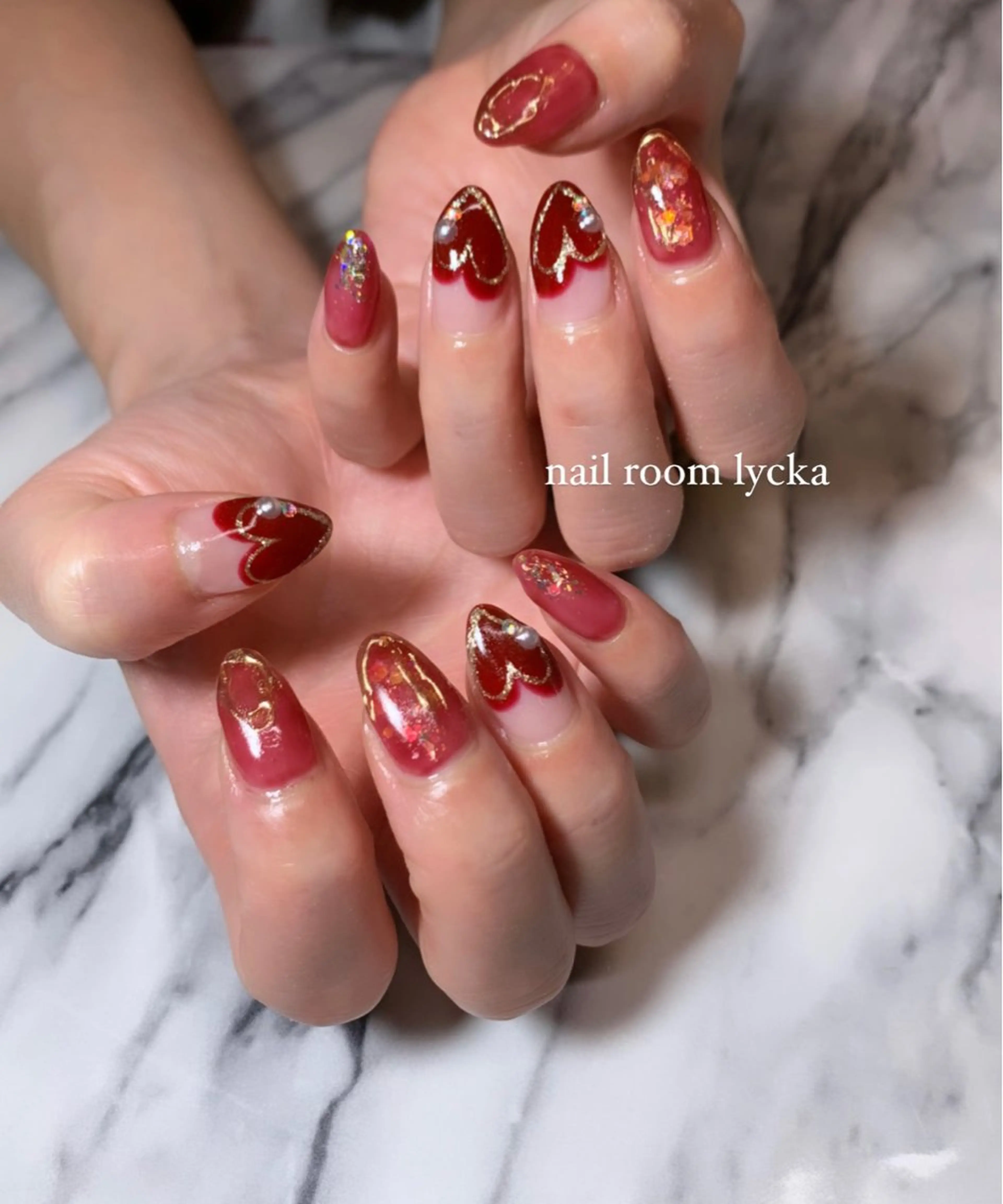 ネイル ﾈｲﾙﾙｰﾑﾘｯｶ 𝐦𝐚𝐲𝐮のネイルデザイン