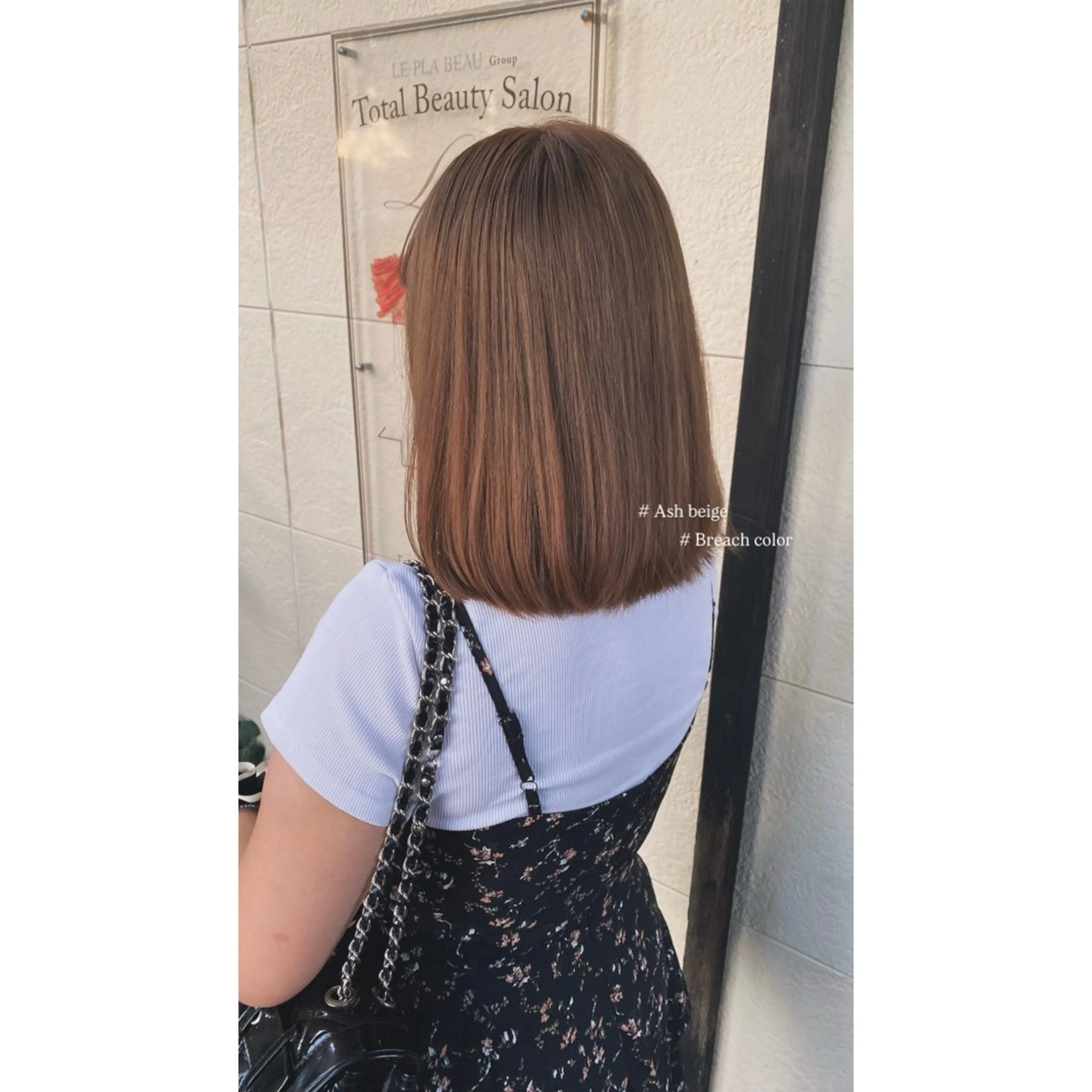 ミディアム カラー ルプラボウ/艶カラー 縮毛矯正/豊川/ユキのヘアスタイル