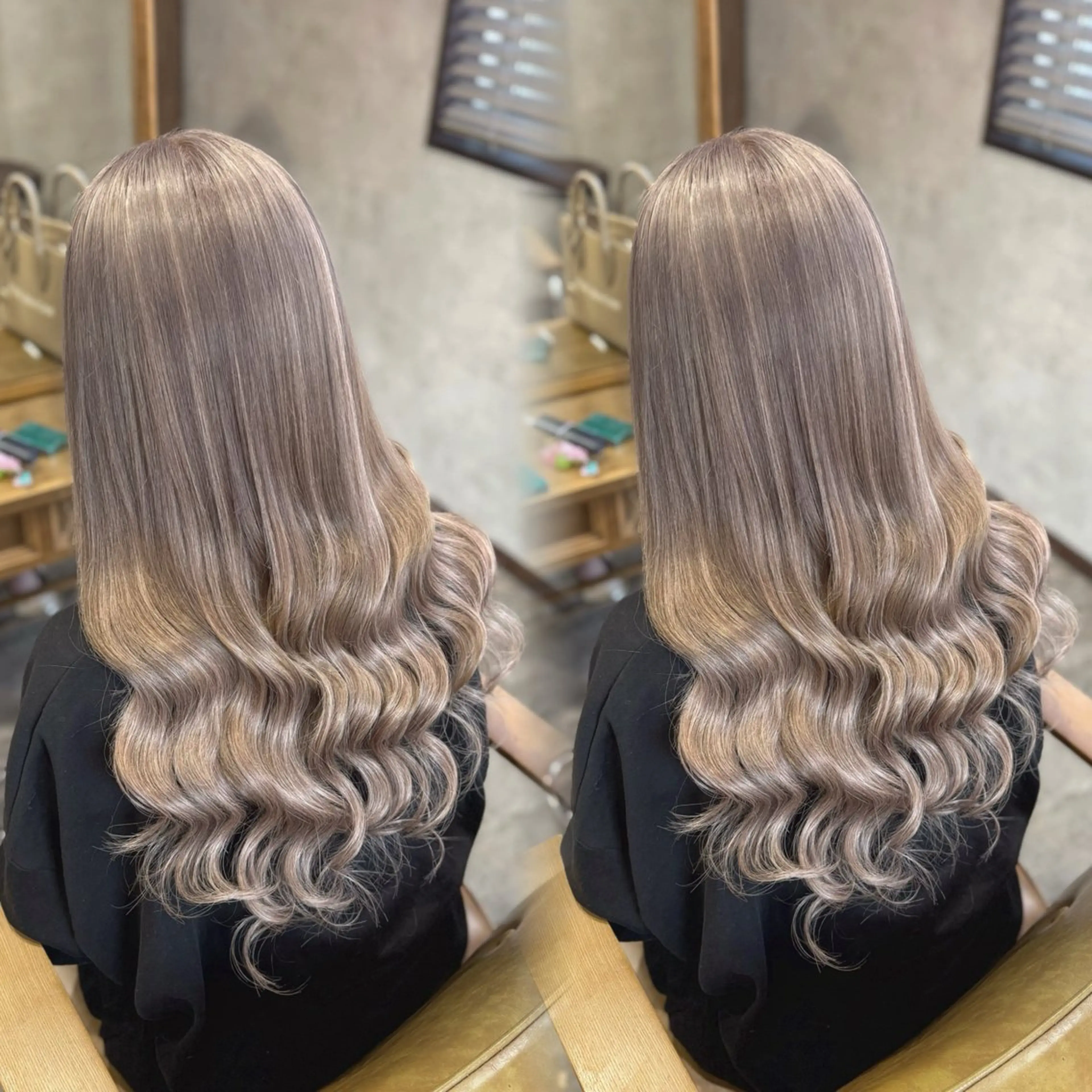 ロング ヘアカラー lisa  ︎︎のヘアスタイル