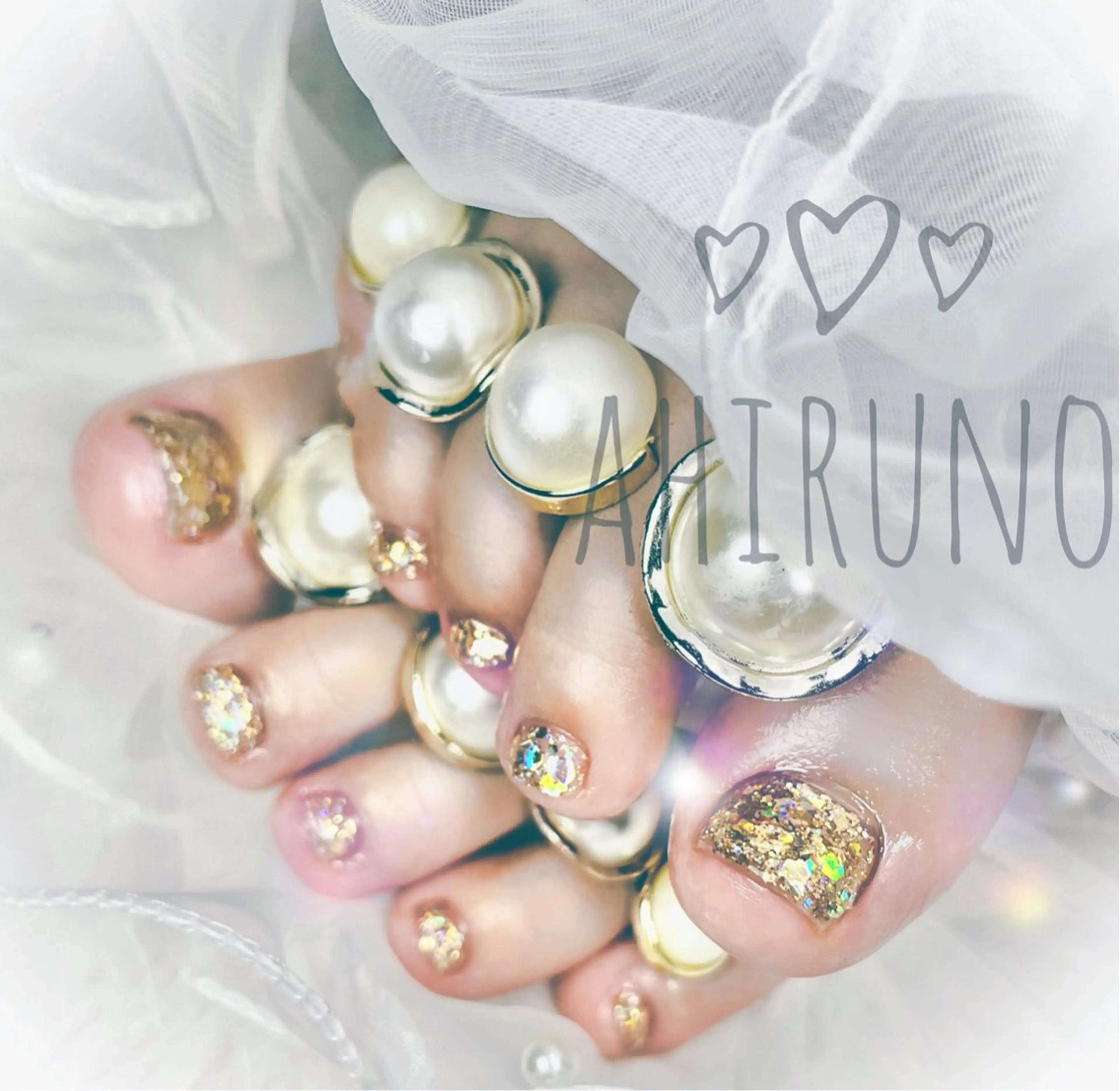 ネイル フットネイル ａｈｉｒｕｎｏ ✿ ｙｕiのネイルデザイン
