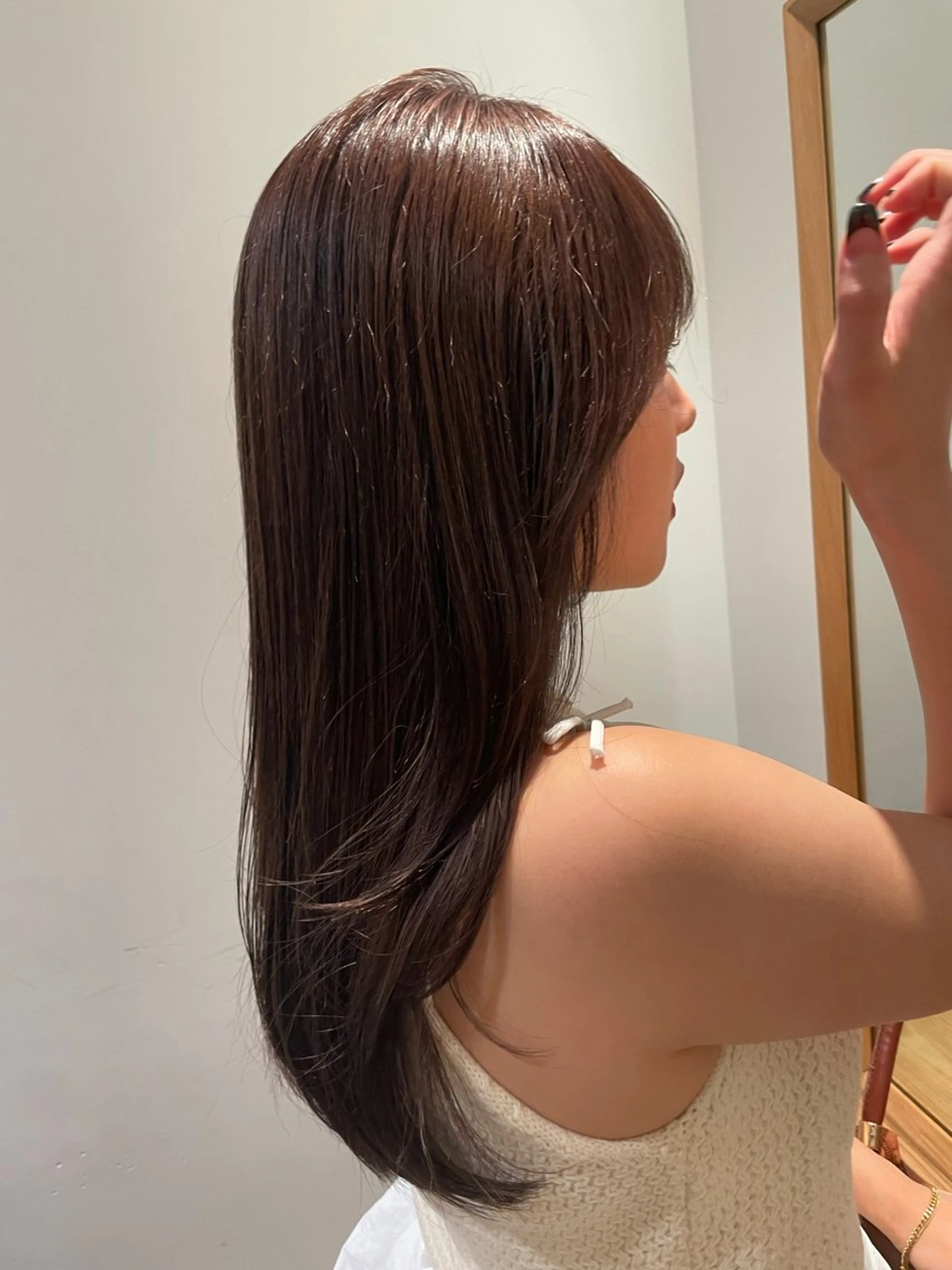 カラー ベージュカラー ブラウンカラー ブラウンベージュ 透明感カラー ピンクカラー イシバシ ミナミのヘアスタイル