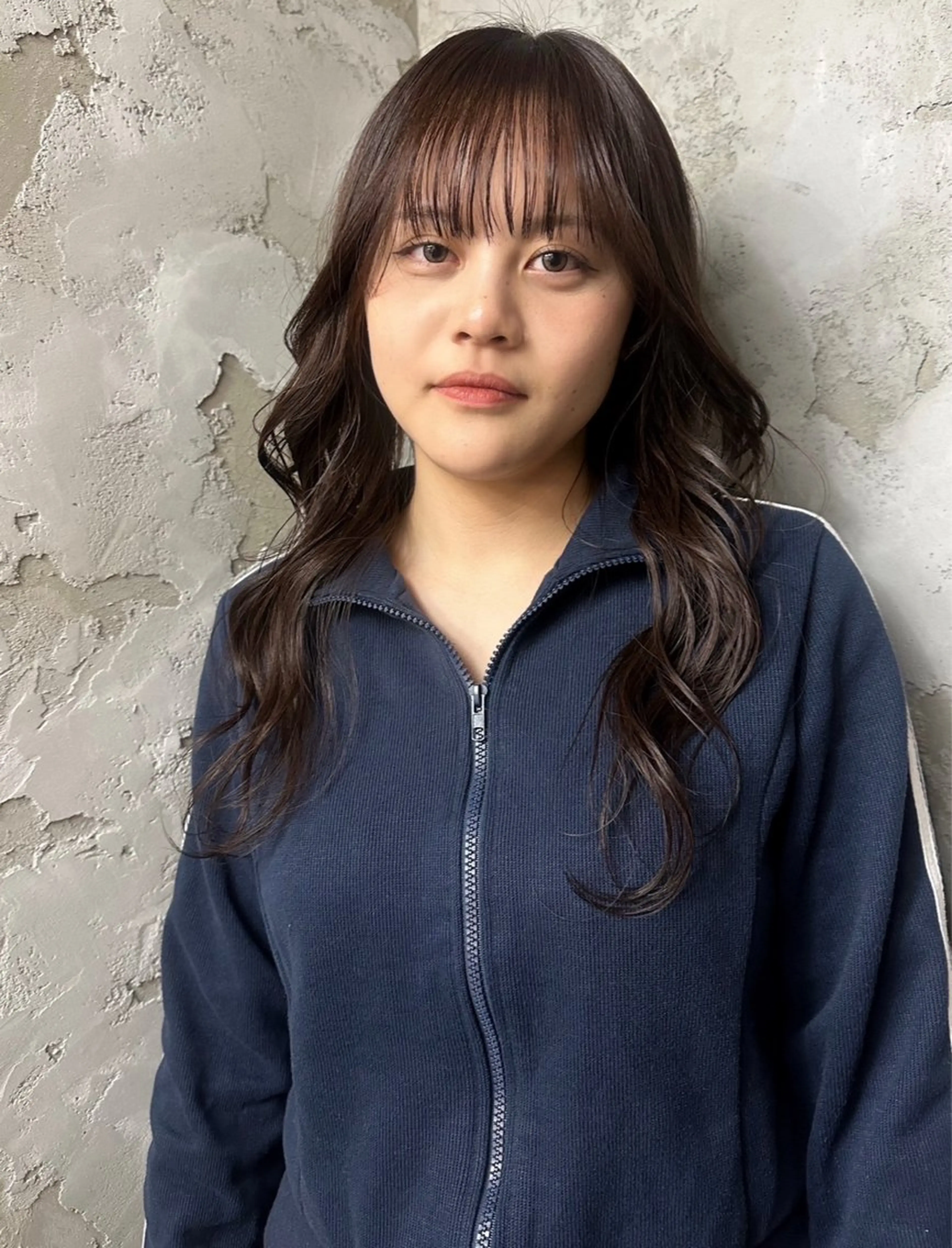 セミロング ヘアカラー 岩間 萌々果/eimのヘアスタイル