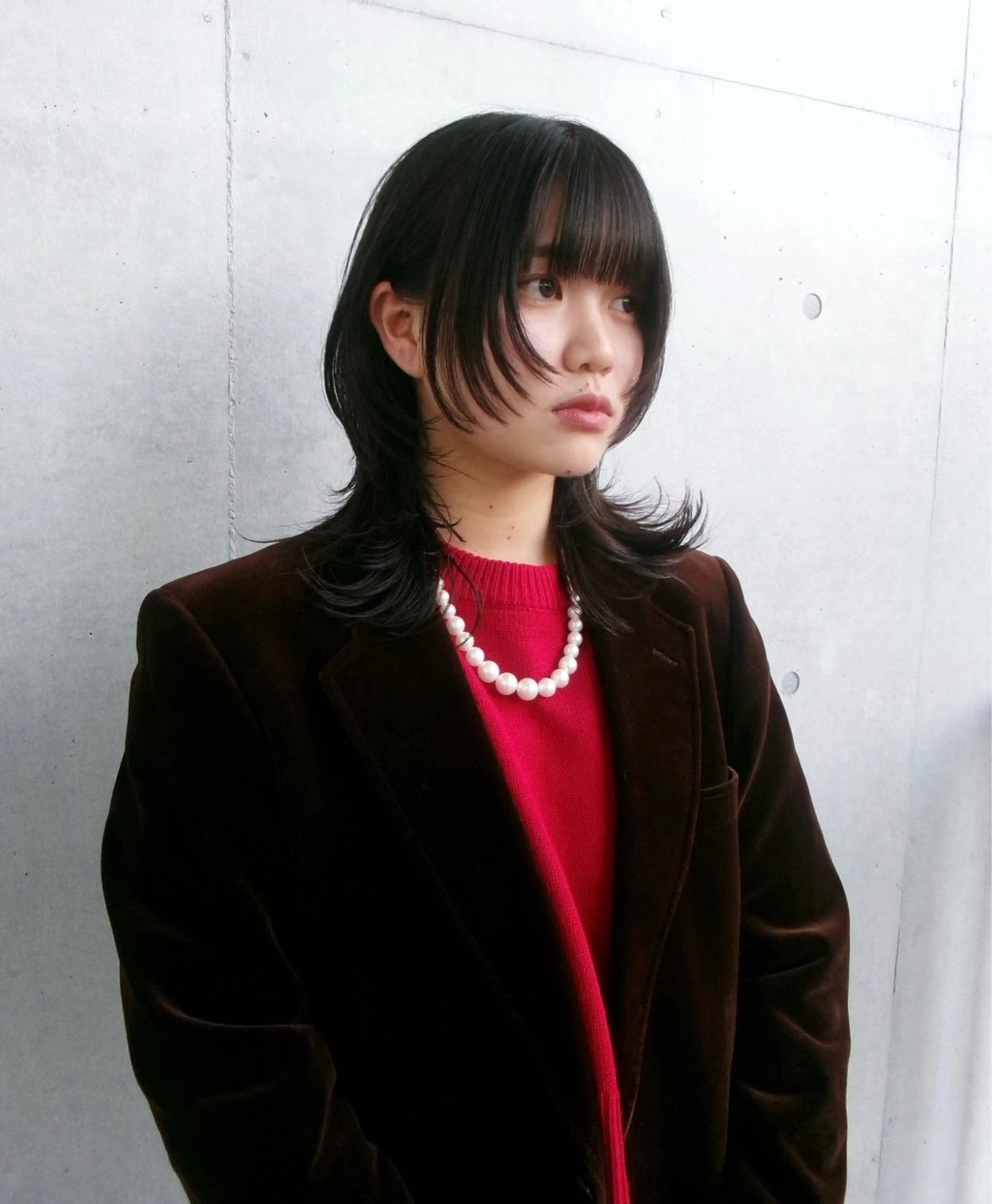 ミディアム ウルフカット カット ✂︎ウルフカット /レイヤーカット✂︎のヘアスタイル