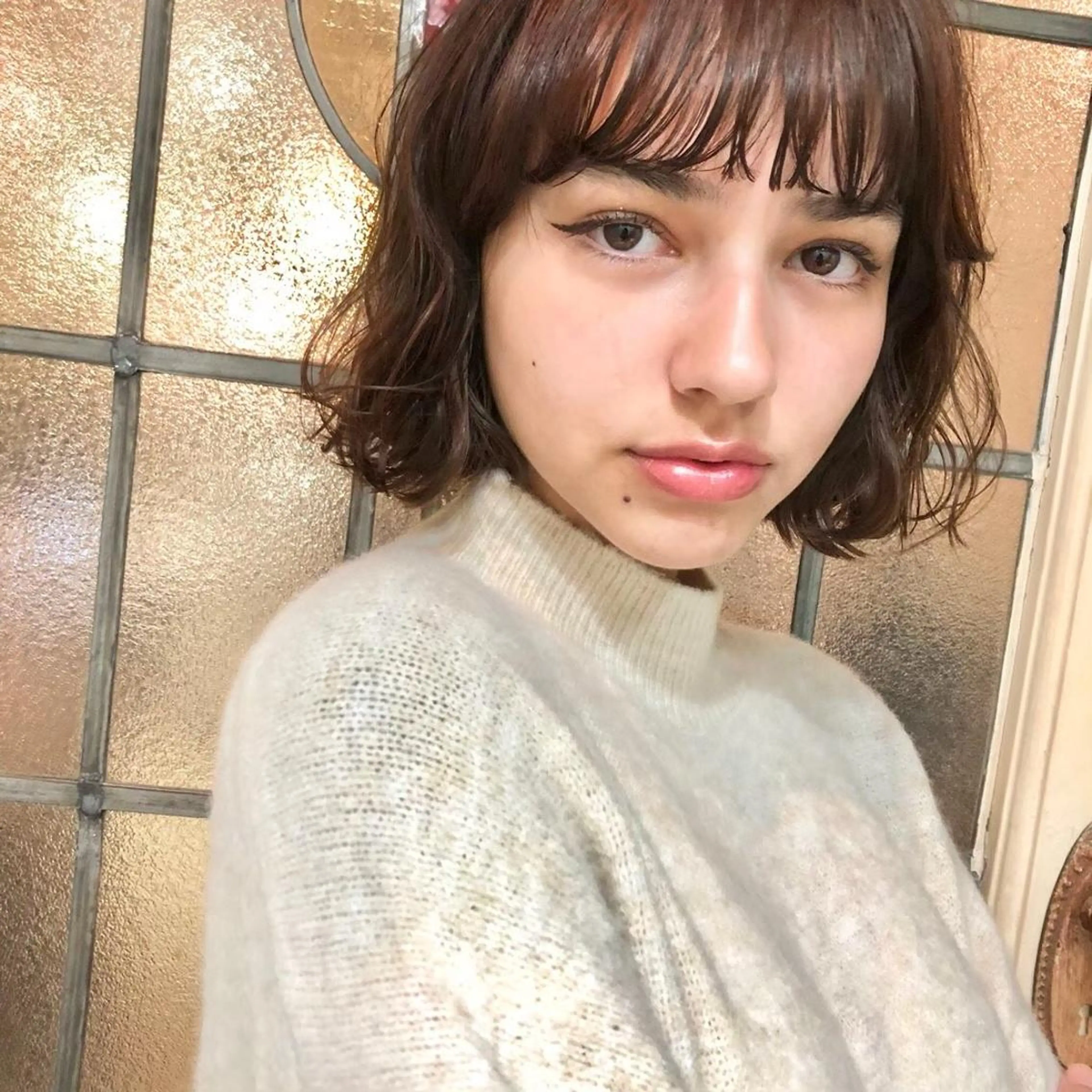 ミディアム カラー パーマ ヘアアレンジ メンズ キッズ 艶ピンク*ヘアセット 🌙shioriのヘアスタイル