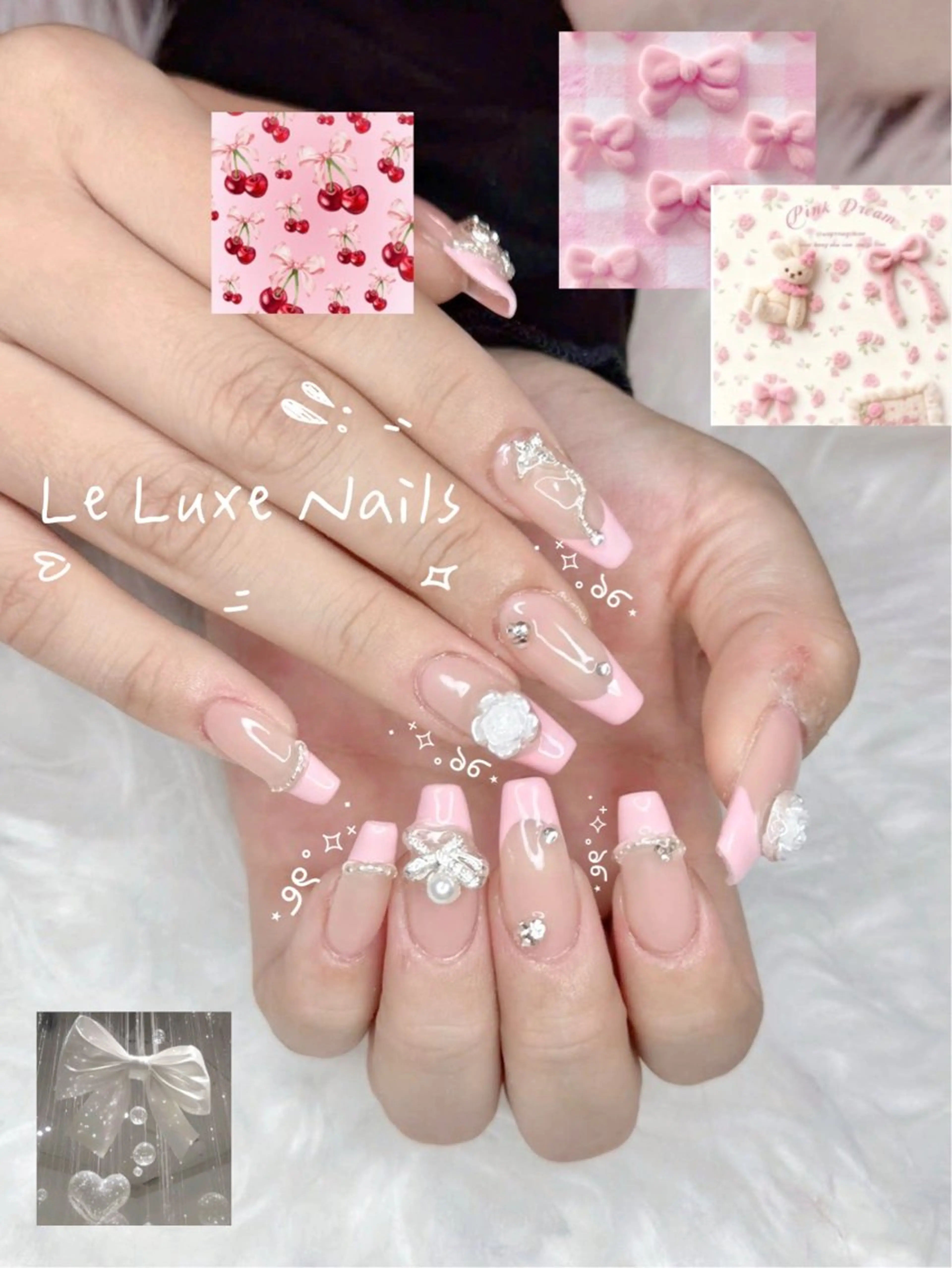 ネイル オフィスネイル ピンク シンプルネイル le luxe nailsのネイルデザイン
