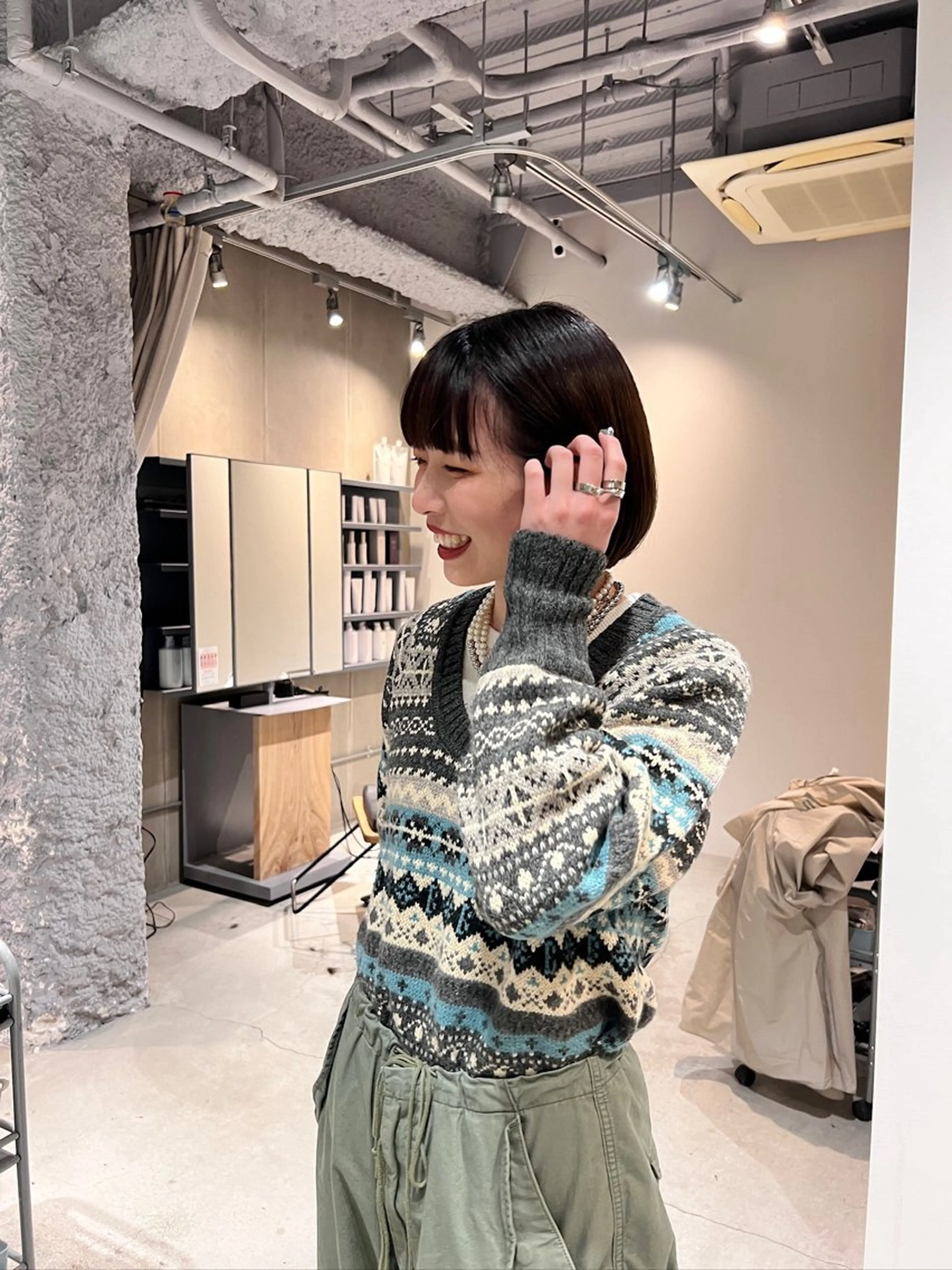 ショート ロカリタ　河原町三条所属・🌐👽フクイ キララ🌎💎のヘアスタイル