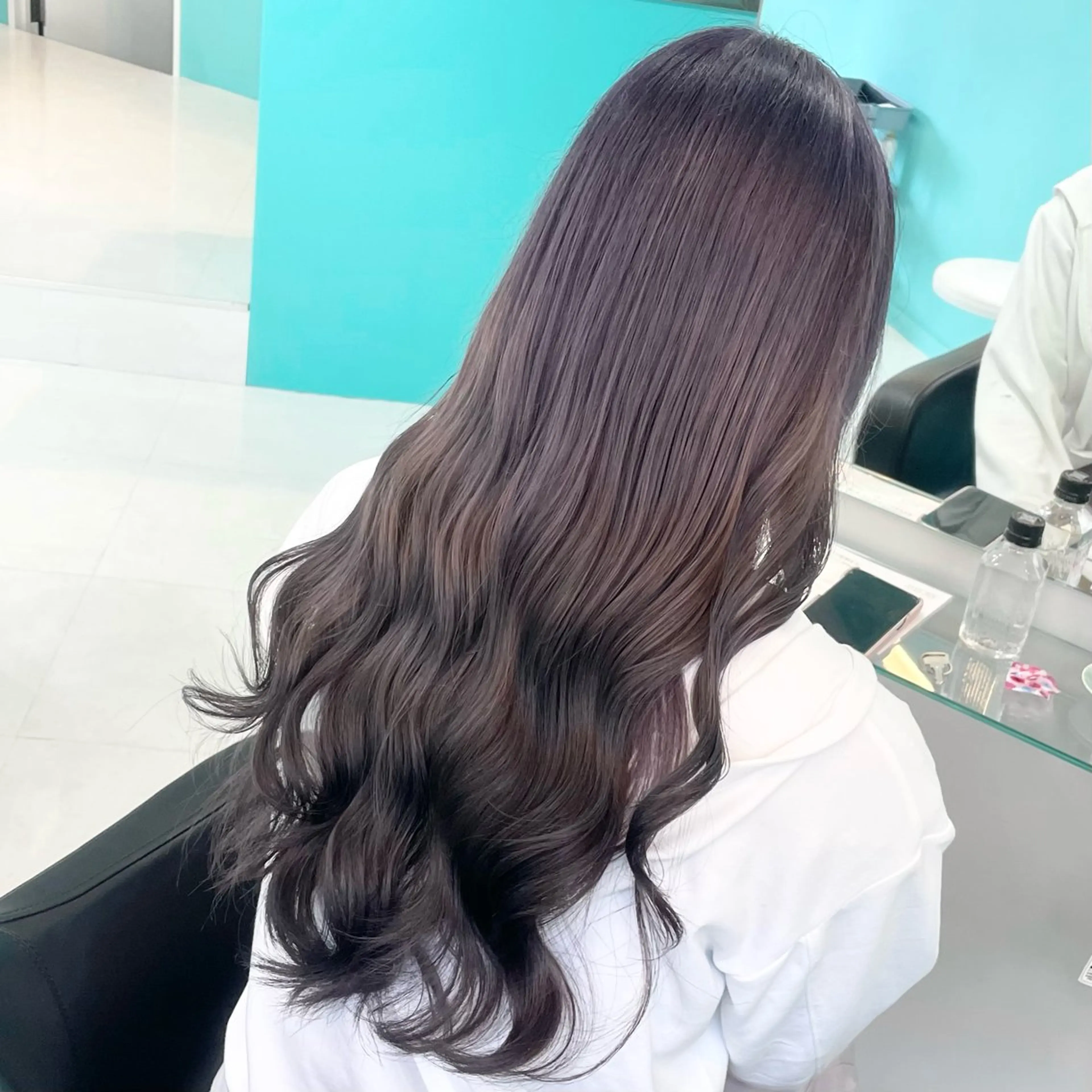 ロング カラー ディープラベンダー ラベンダーカラー Natsuki‎🤍 透明感×艶カラー🫧のヘアスタイル