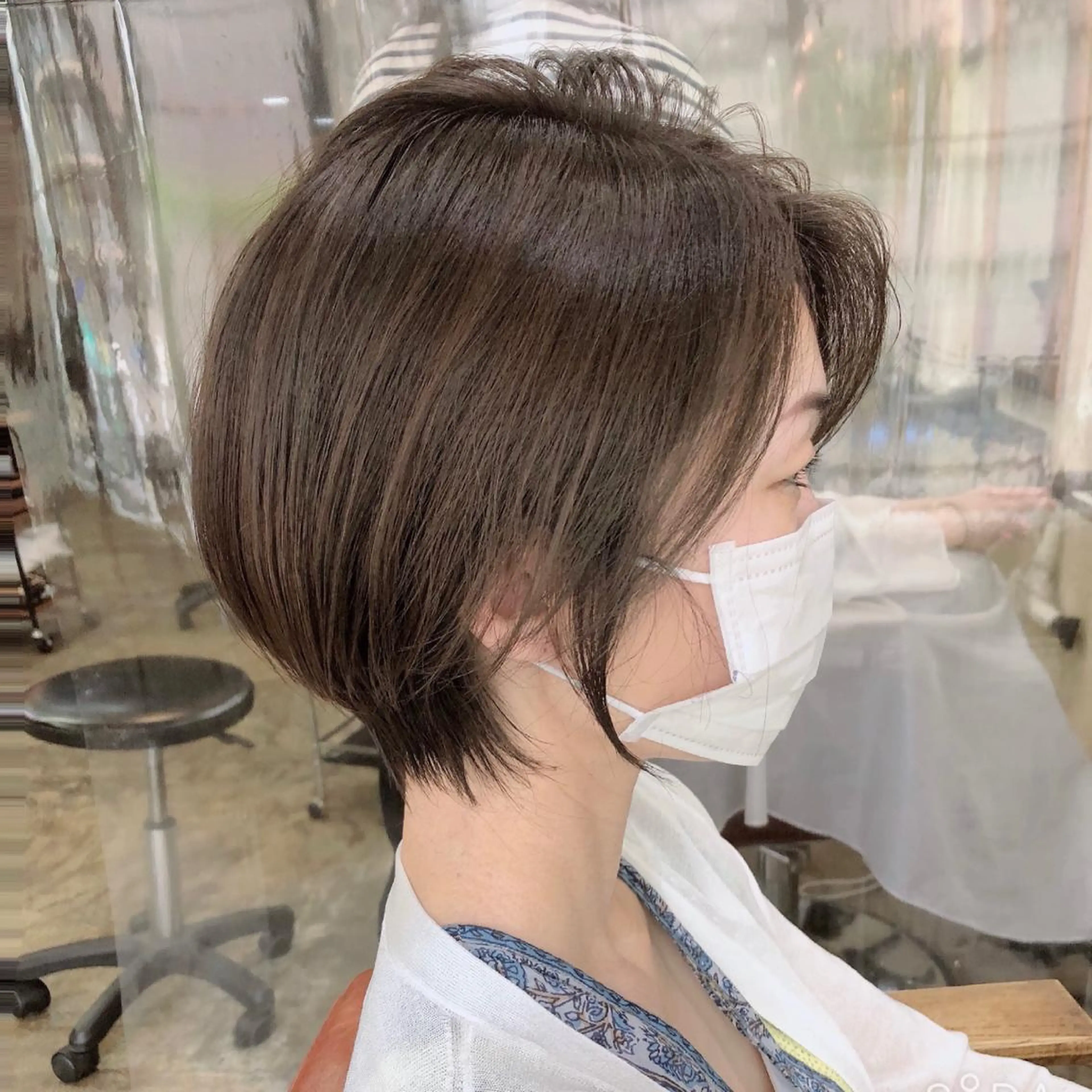 ショート ミセス ショートヘア カット ヘッドスパ 髪質改善✨ハツメイ オグ✂️のヘアスタイル