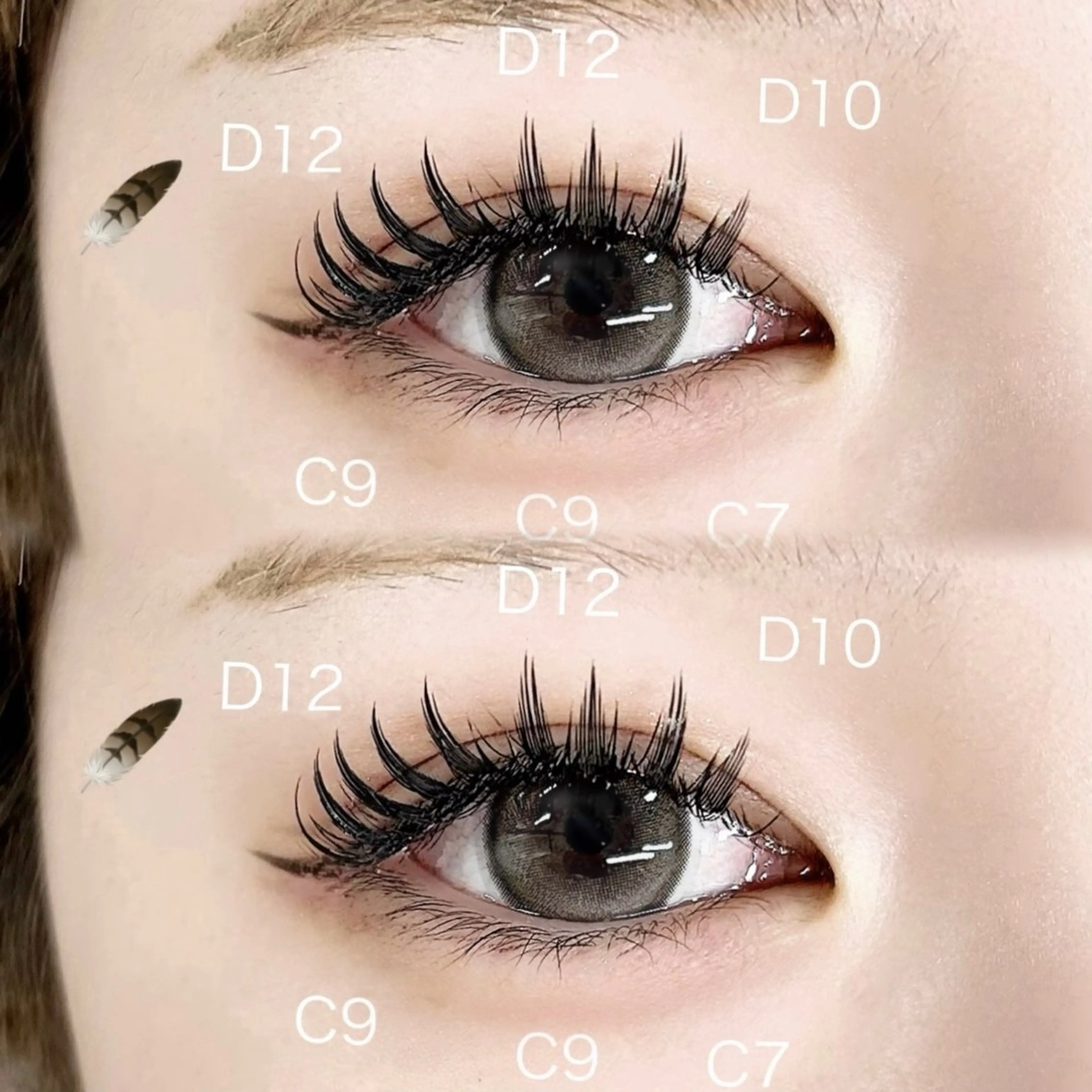 【束感 / ワンホン💗】  LED 羽 マツエク🪽⚠︎詳細を必ずお読み下さいの写真