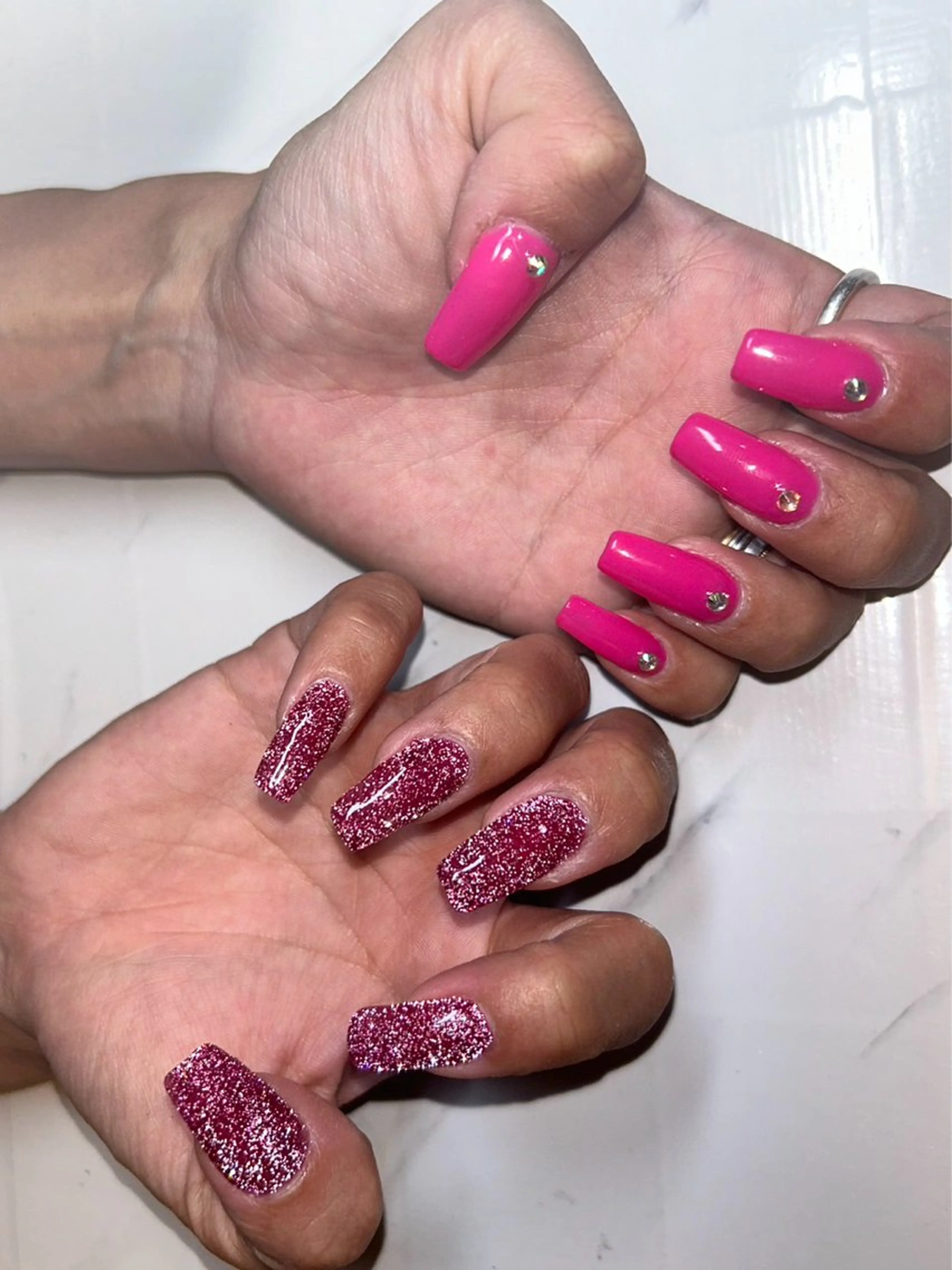 ネイル ピンク ネイルサロン flatのネイルデザイン