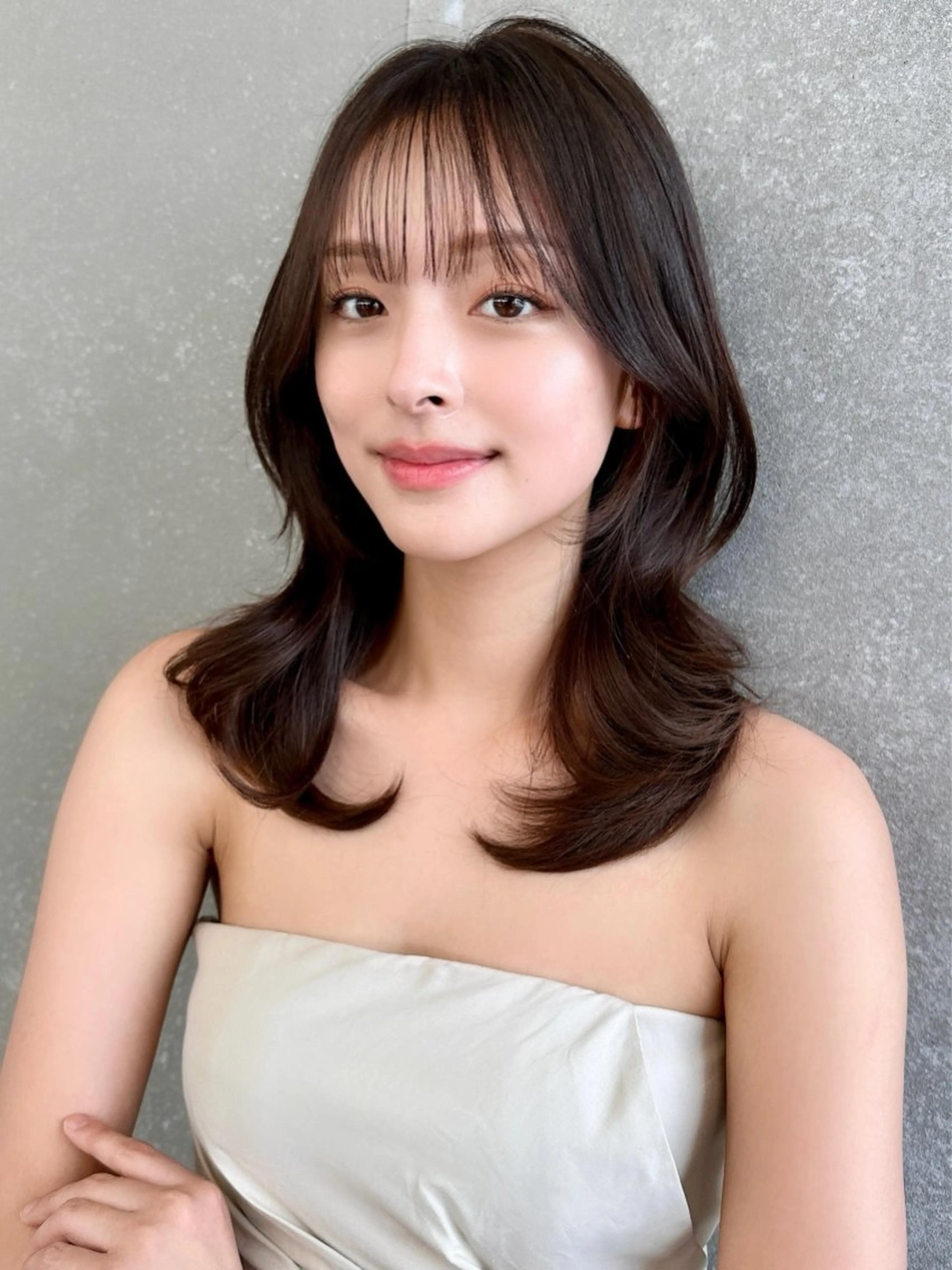 セミロング Londideal 高橋ヒロシのヘアスタイル