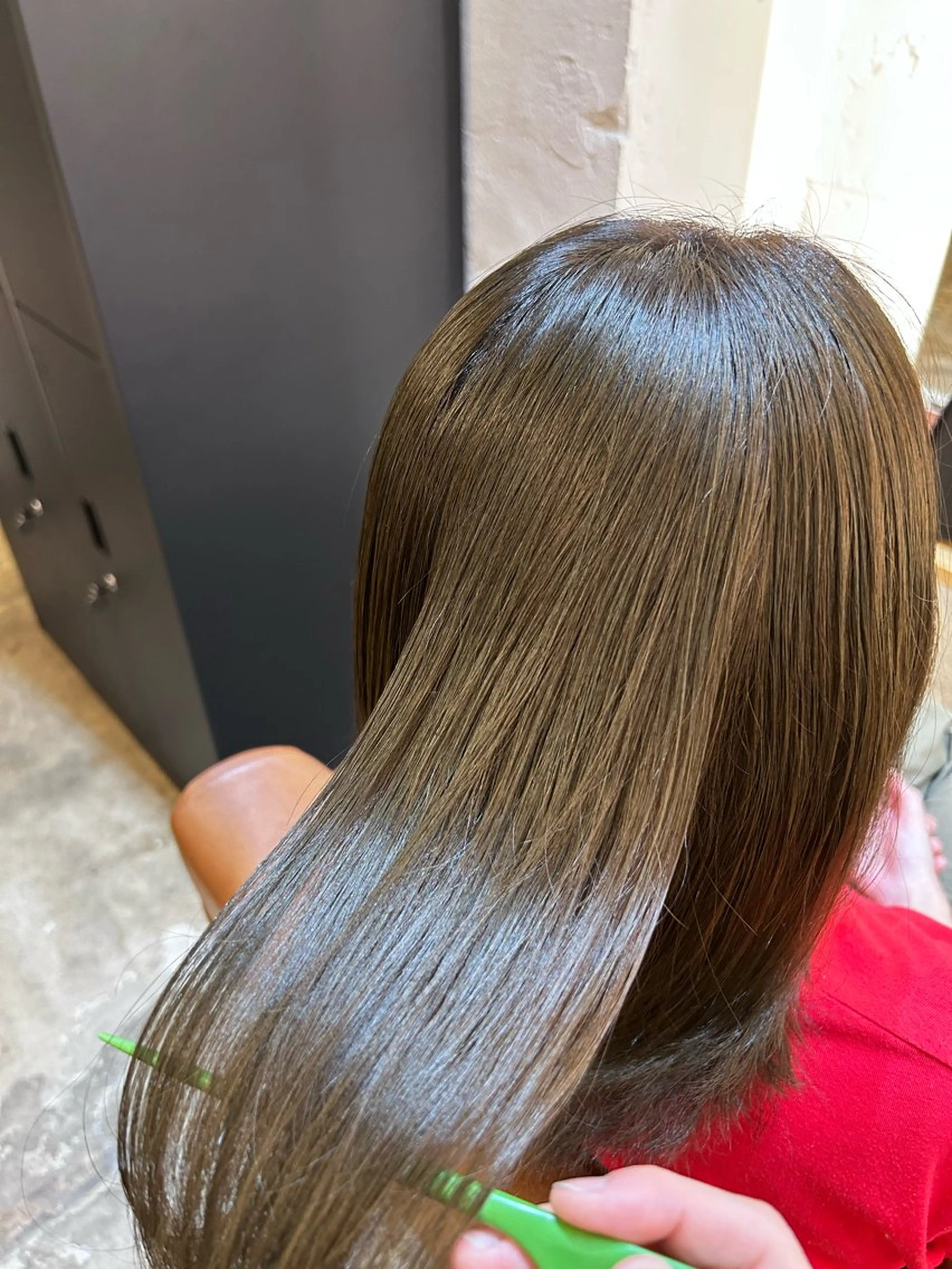 ロング カラー ヘアカラー AMBERGLEAM Hair&Cloth Yoga所属・Ryo☘縮毛矯正/ メンズ/ブリーチ/のヘアスタイル