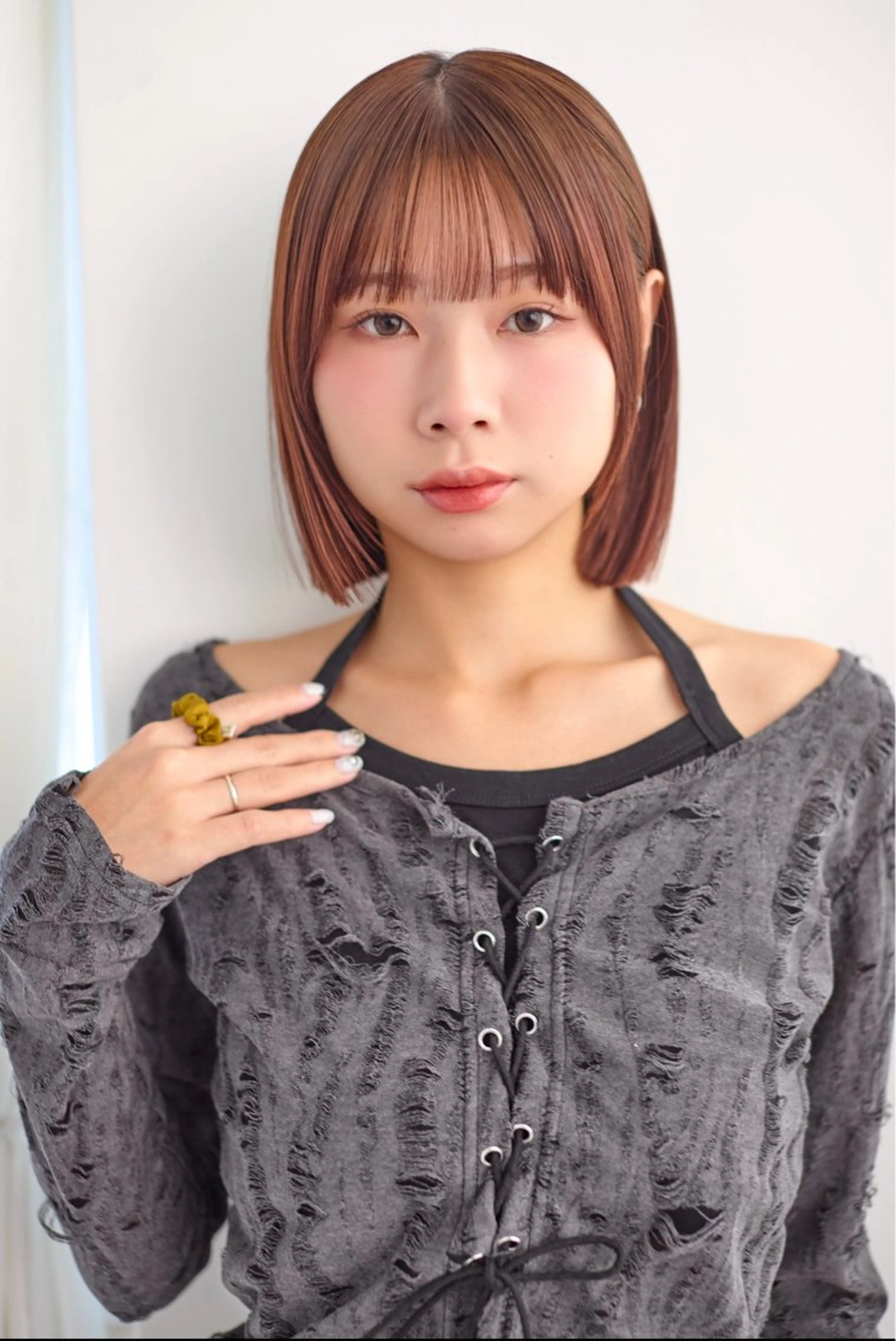 💜前髪縮毛矯正💜の写真