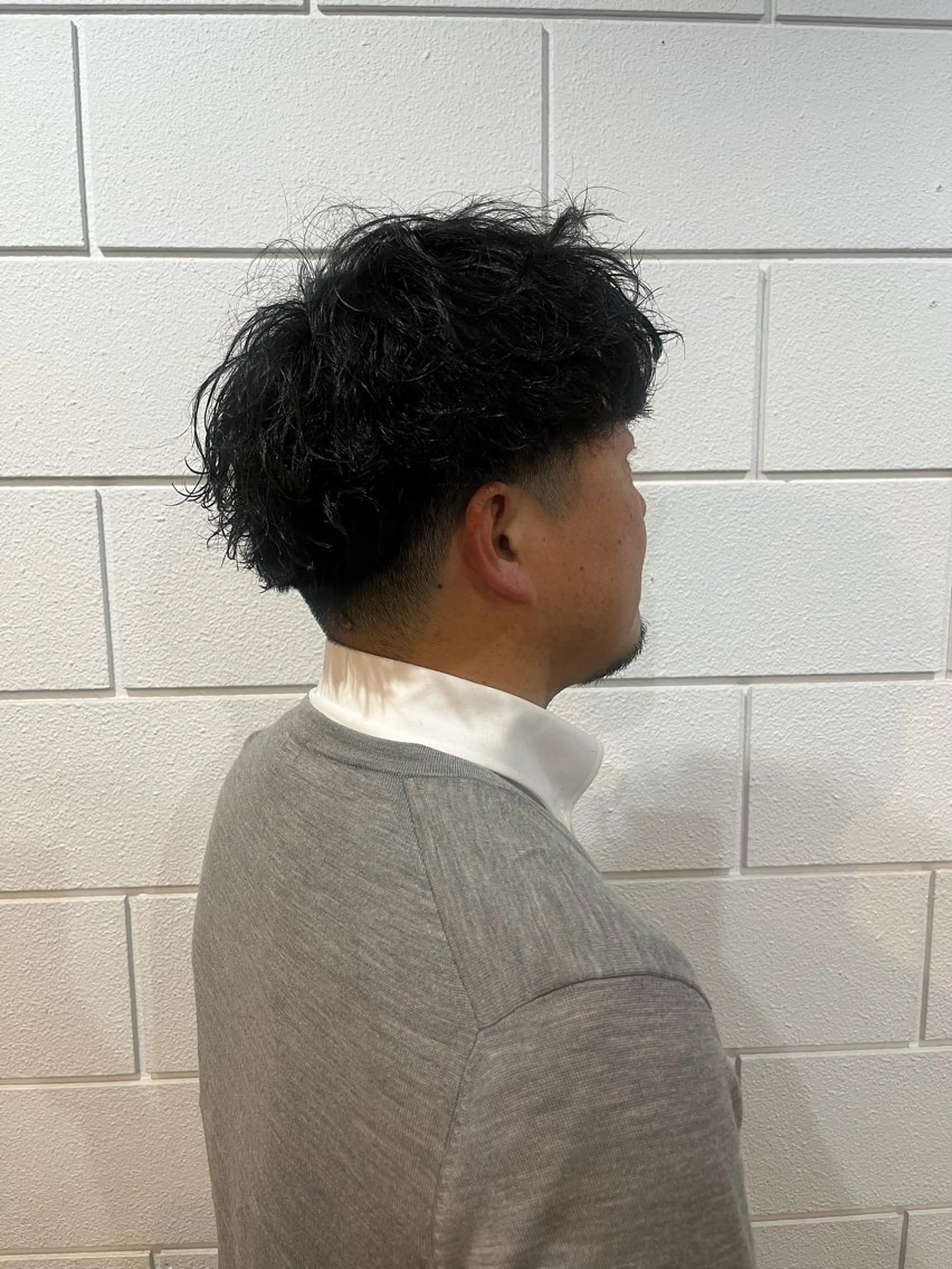 メンズカット＋ツイストスパイラルパーマの写真