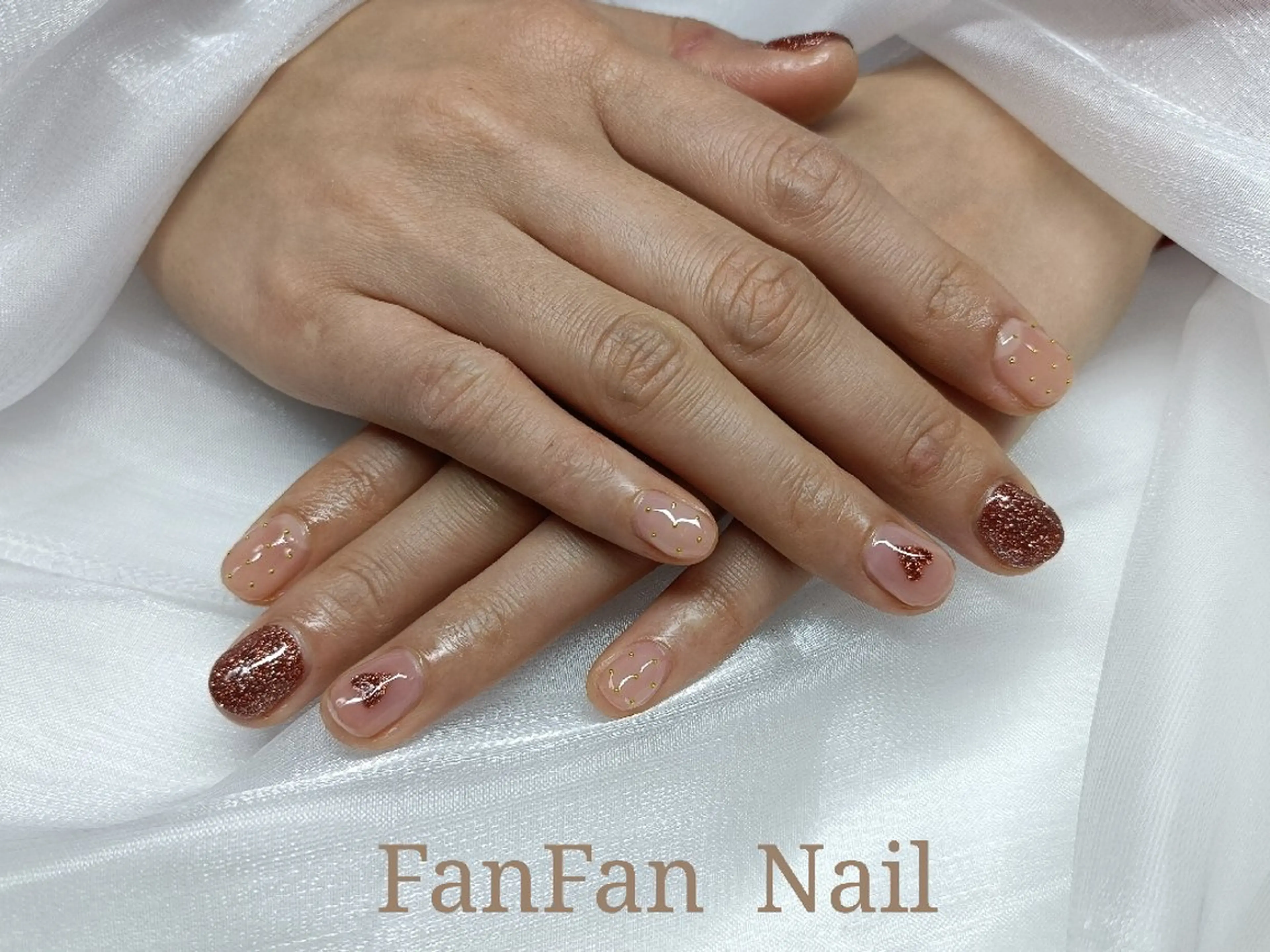 ネイル シンプルネイル RUE FANFANNAILのネイルデザイン