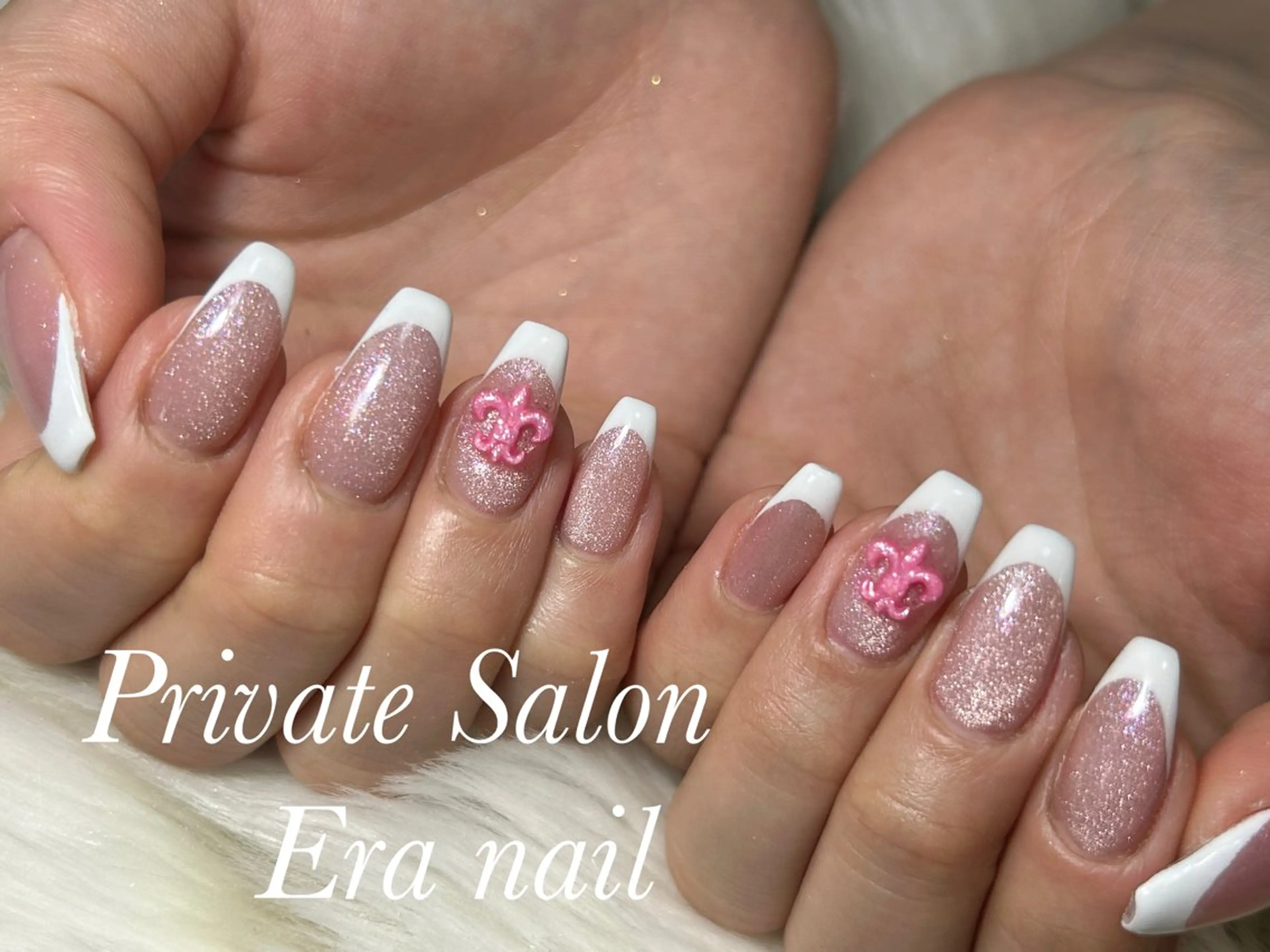 ネイル フレンチネイル マグネットネイル ハンドネイル Era nailのネイルデザイン