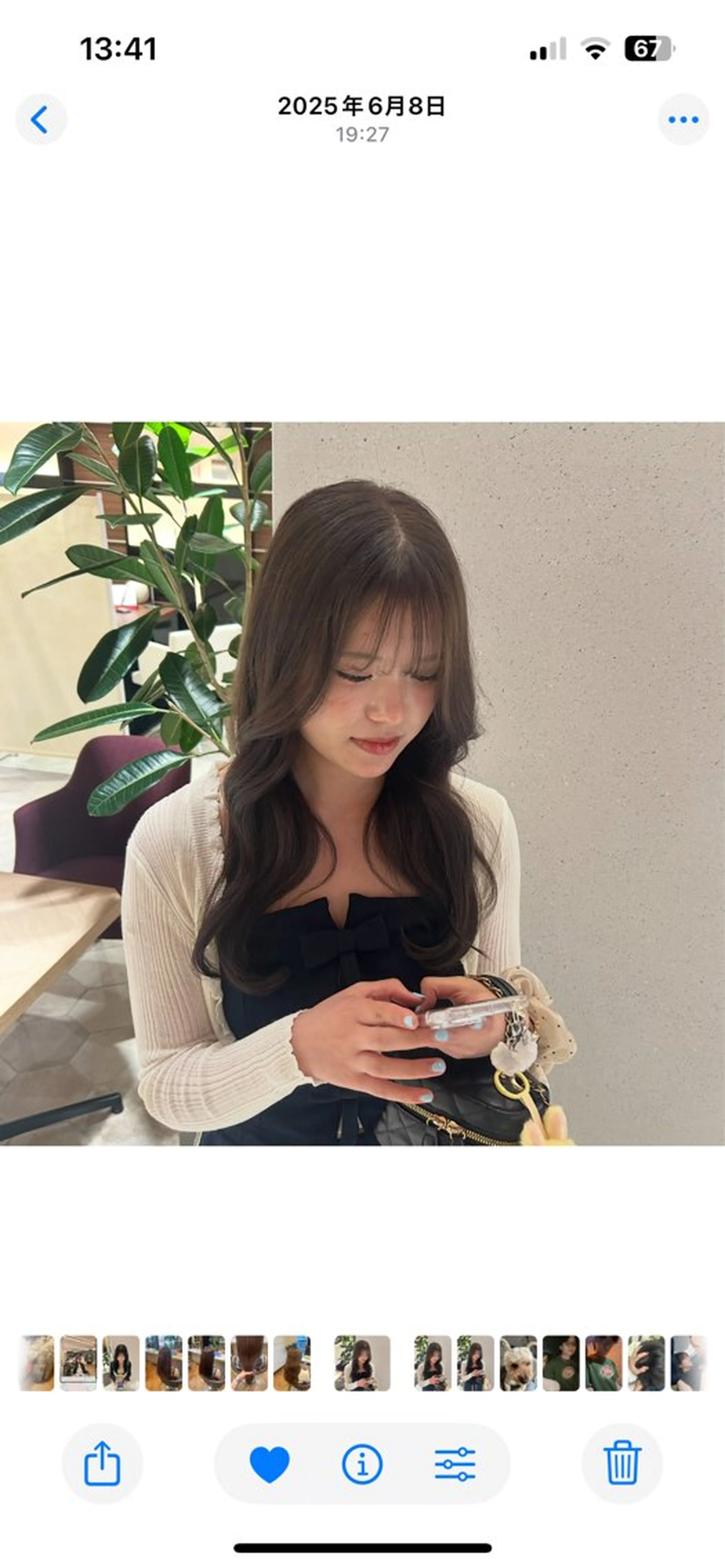 ロング カラー ブリーチ 梅田/カラーモデル/ midukiのヘアスタイル