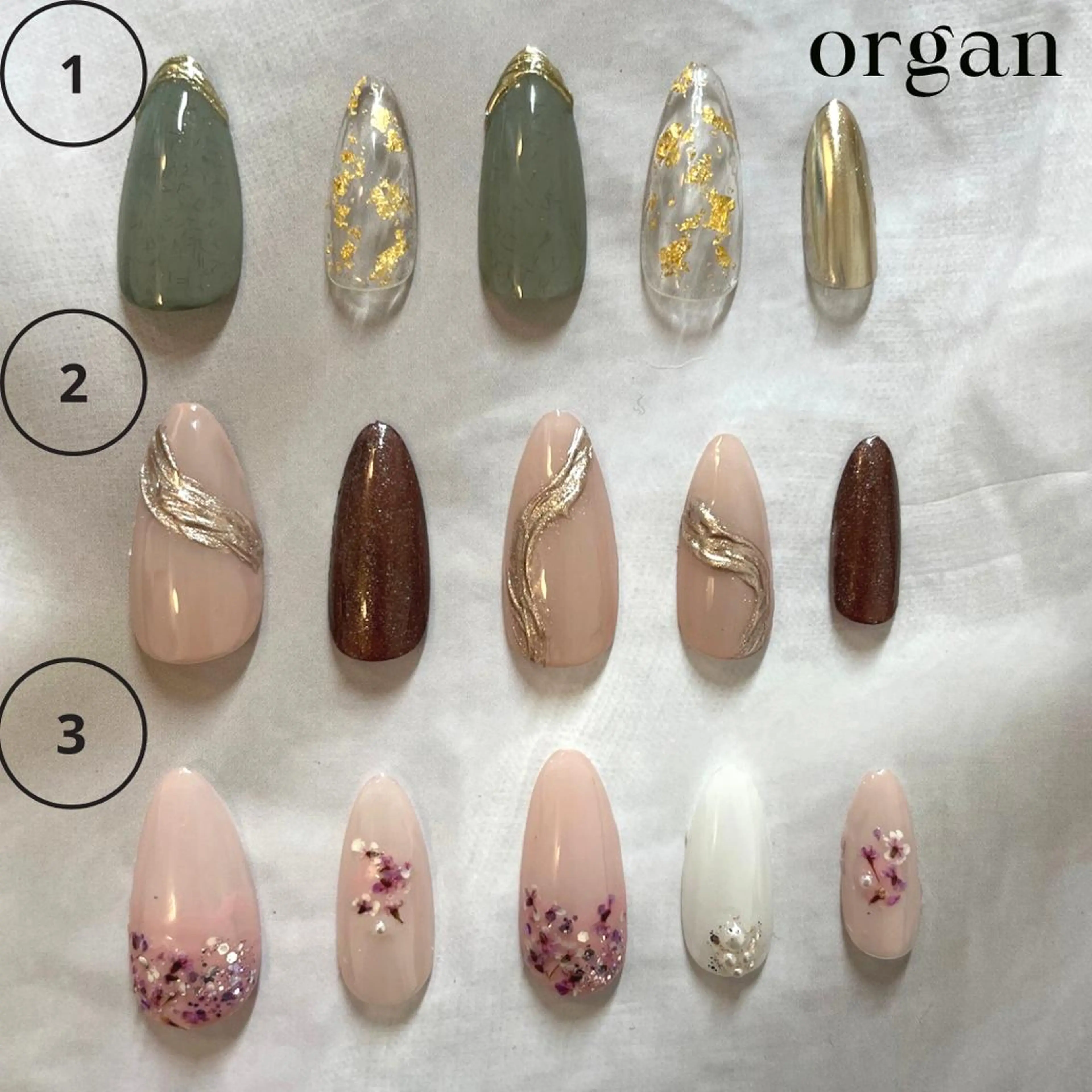 ネイル 春ネイル 【ＯＲＧＡＮ】 nailのネイルデザイン