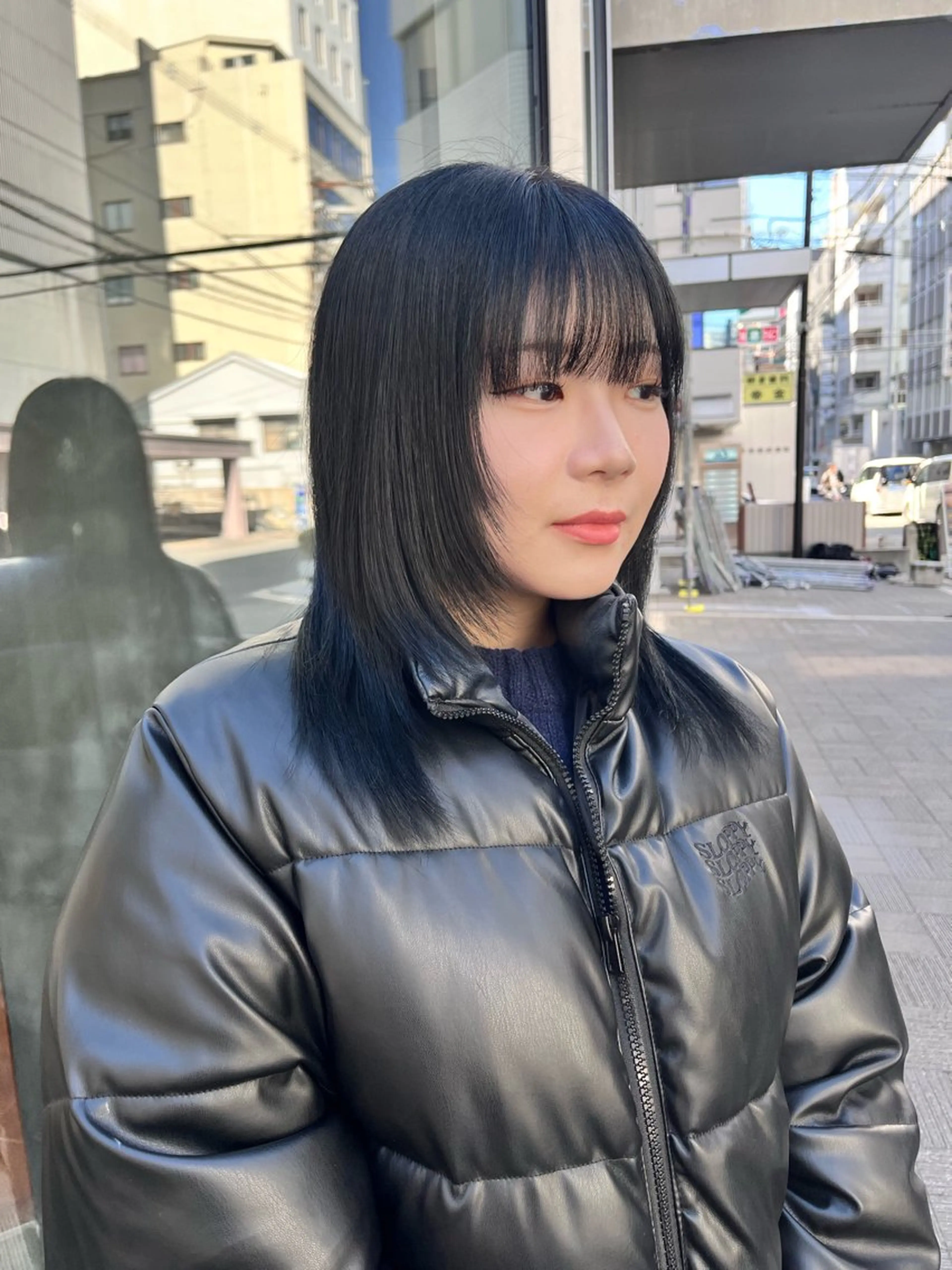 セミロング カラー ハイトーンカラー レイヤーカット カット ヘアカラー ショート/パーマ/ カラー/FUKOのヘアスタイル