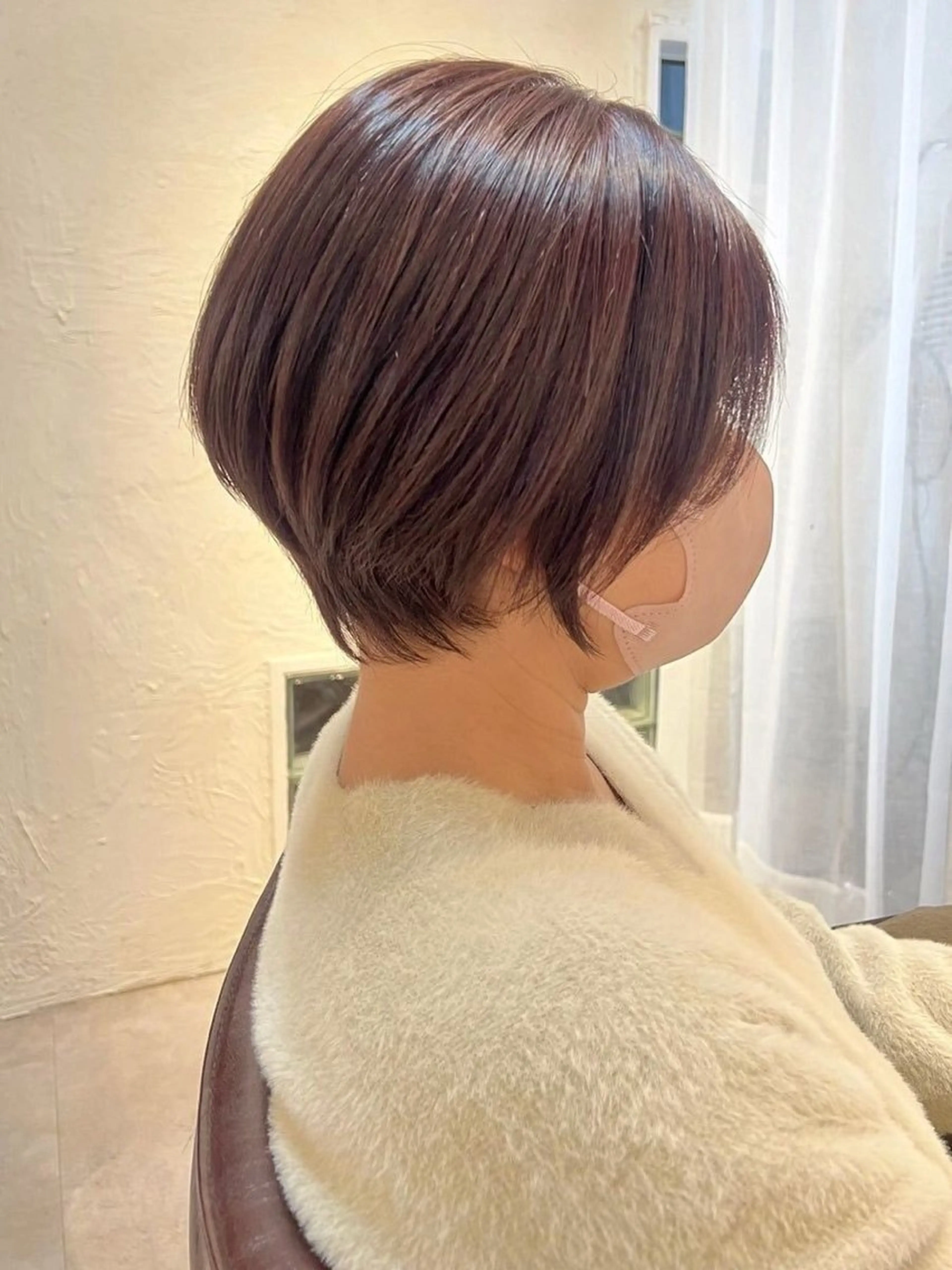 ショート ハイライト 髪質改善 ショートヘア カット ヘアカラー トリートメント 内藤　宏紀 tidasmileのヘアスタイル