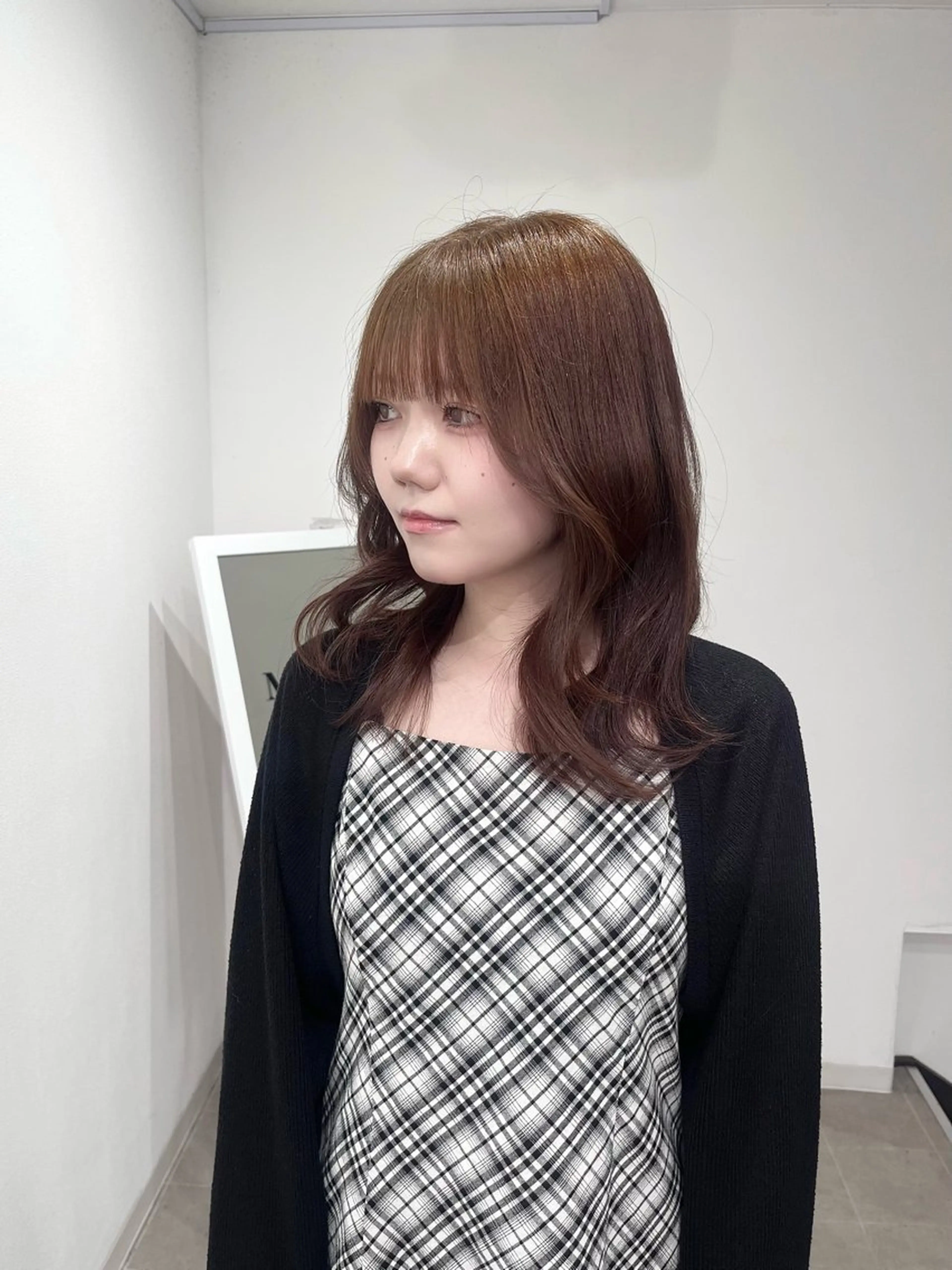 ミディアム カラー ベージュカラー オリーブベージュ MILI HAIR所属・韓国ヘア🇰🇷 RYOTAのヘアスタイル