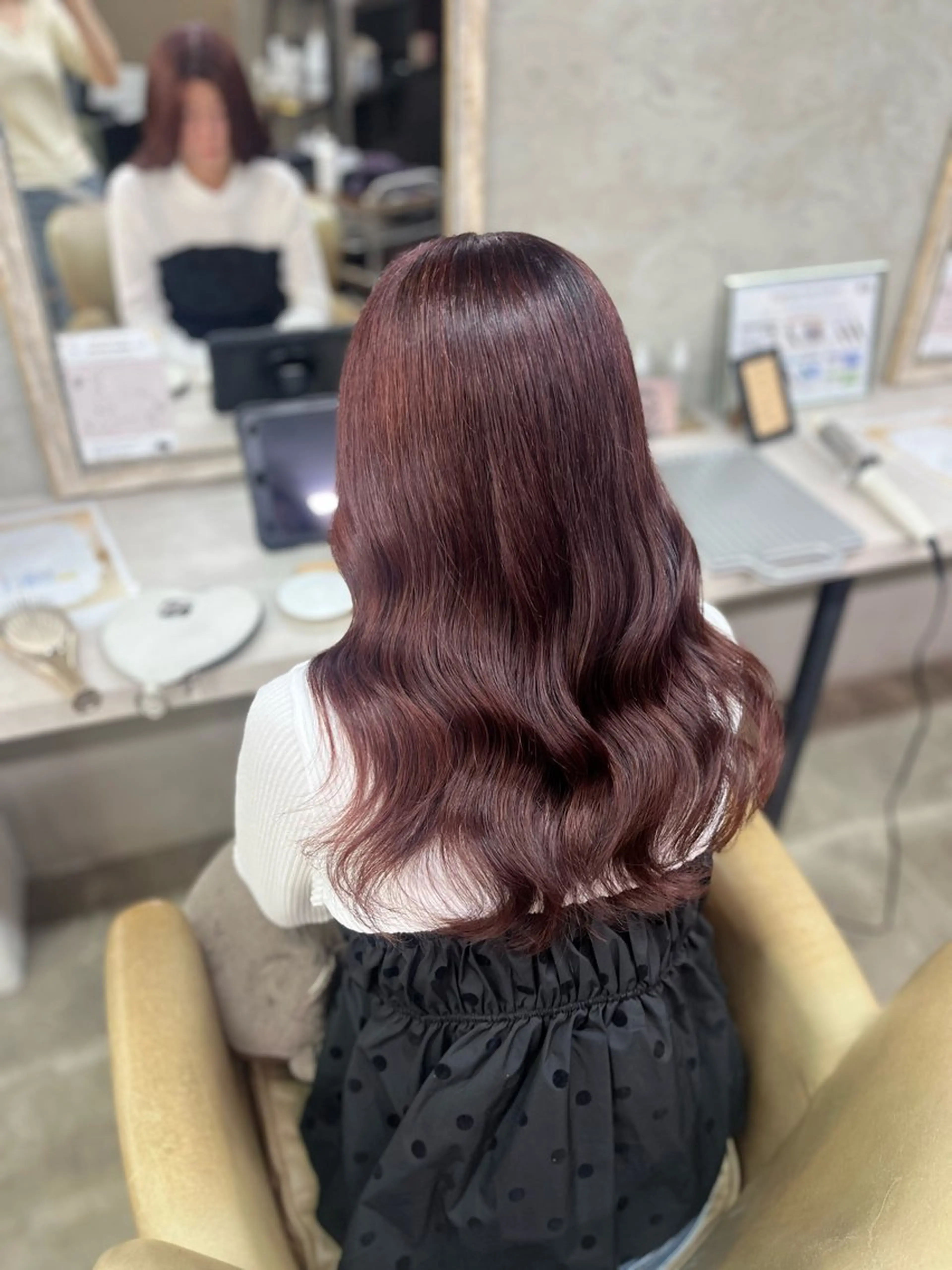 ロング カラー ヘアカラー トリートメント Blast akihaのヘアスタイル
