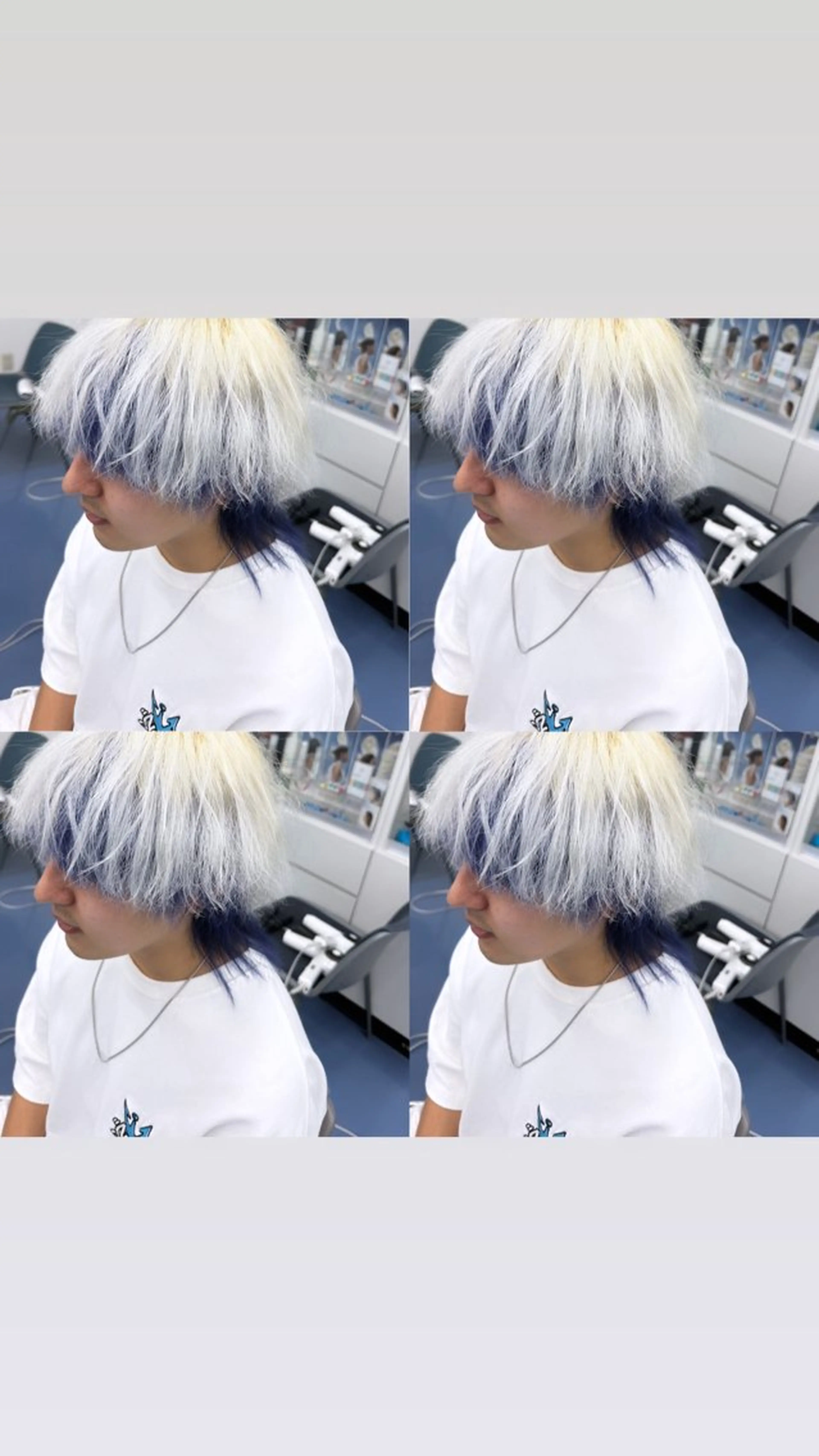 ショート カラー ヘアアレンジ メンズ 💎韓国レイヤー ×エクステゆうま💎のヘアスタイル