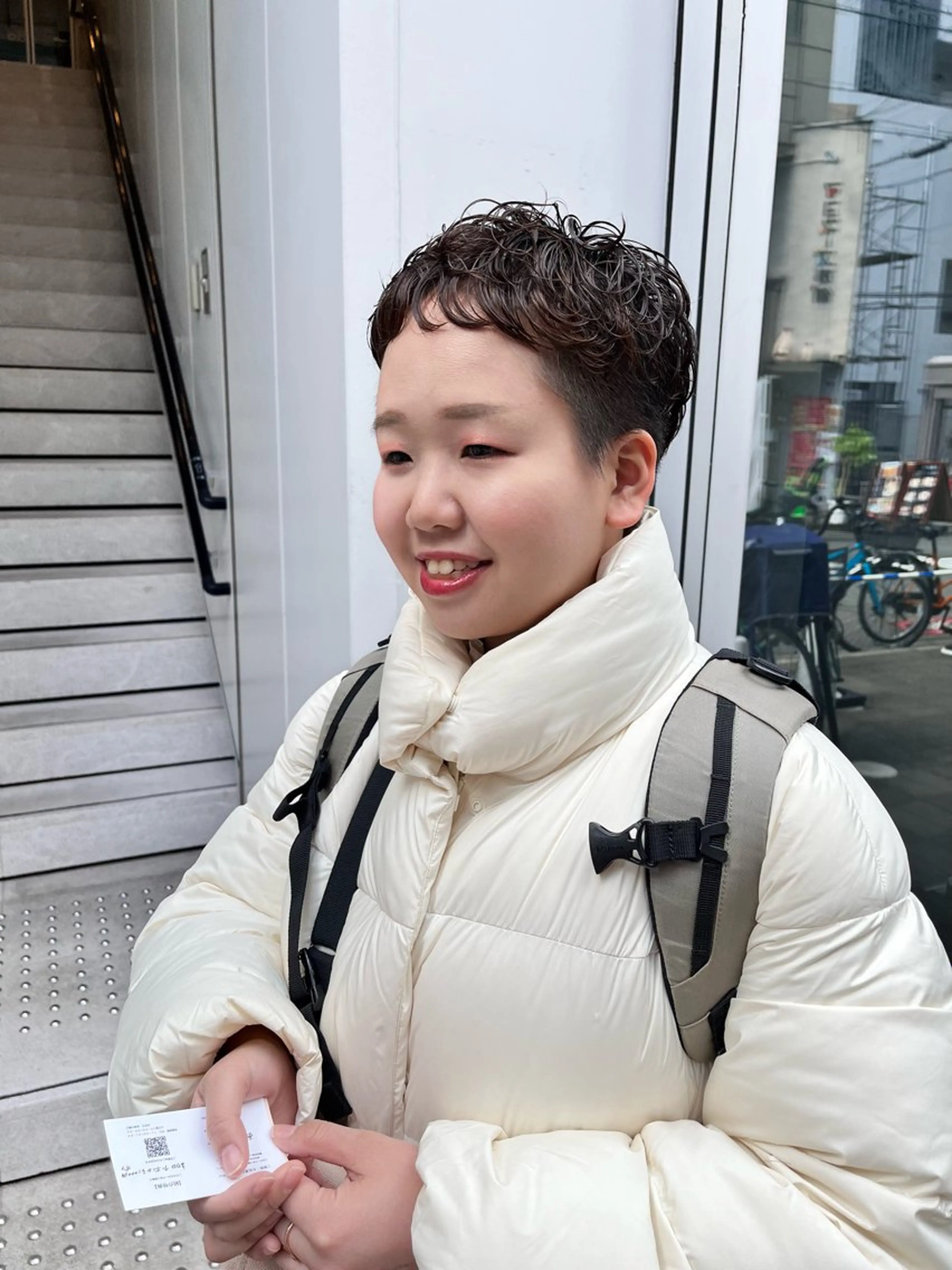 ショート パーマ ベリーショート くせ毛 ショートヘア ニュアンスパーマ カット パーマ ショート/パーマ/ カラー/FUKOのヘアスタイル