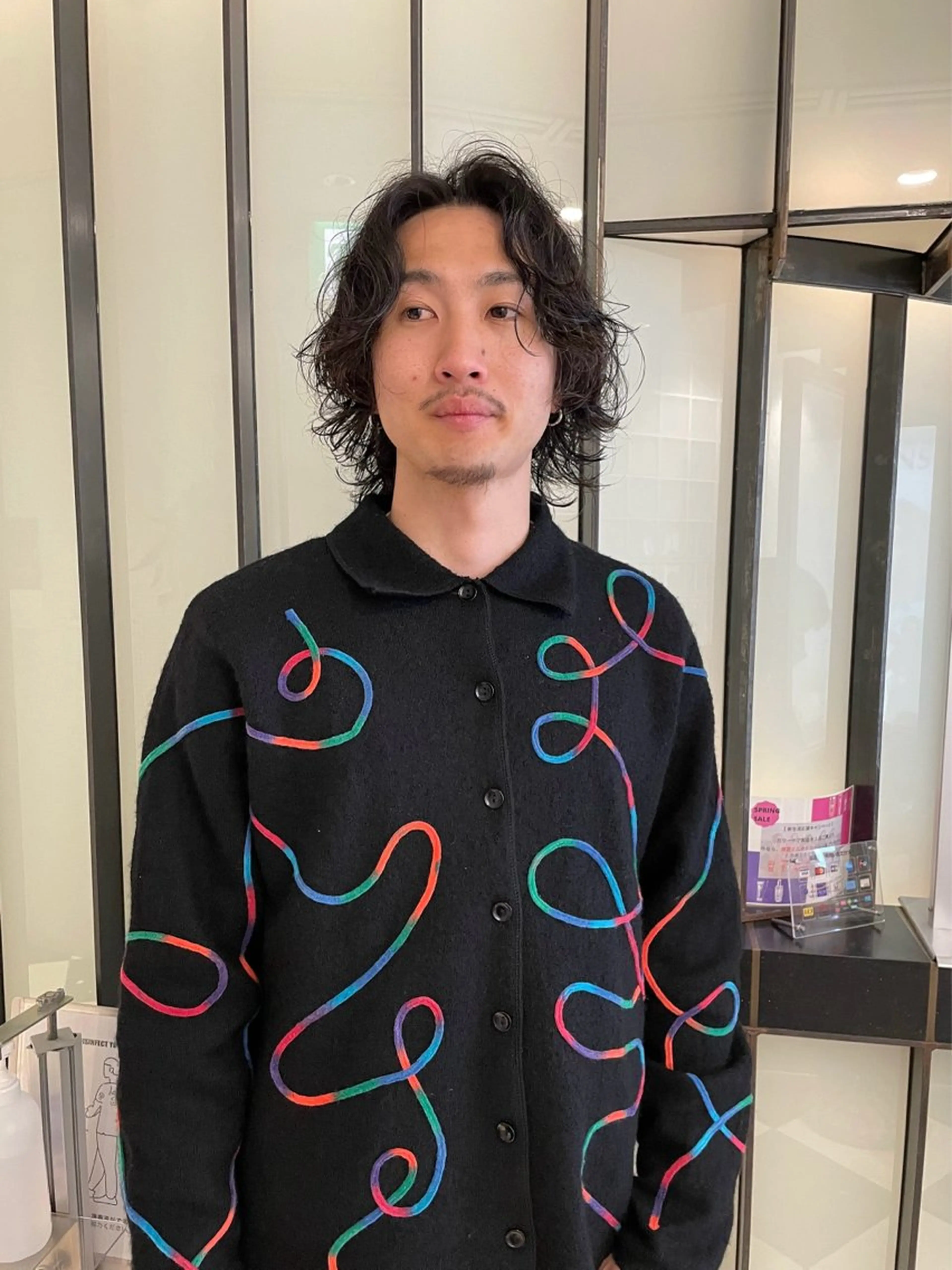 カット+フロントパーマの写真