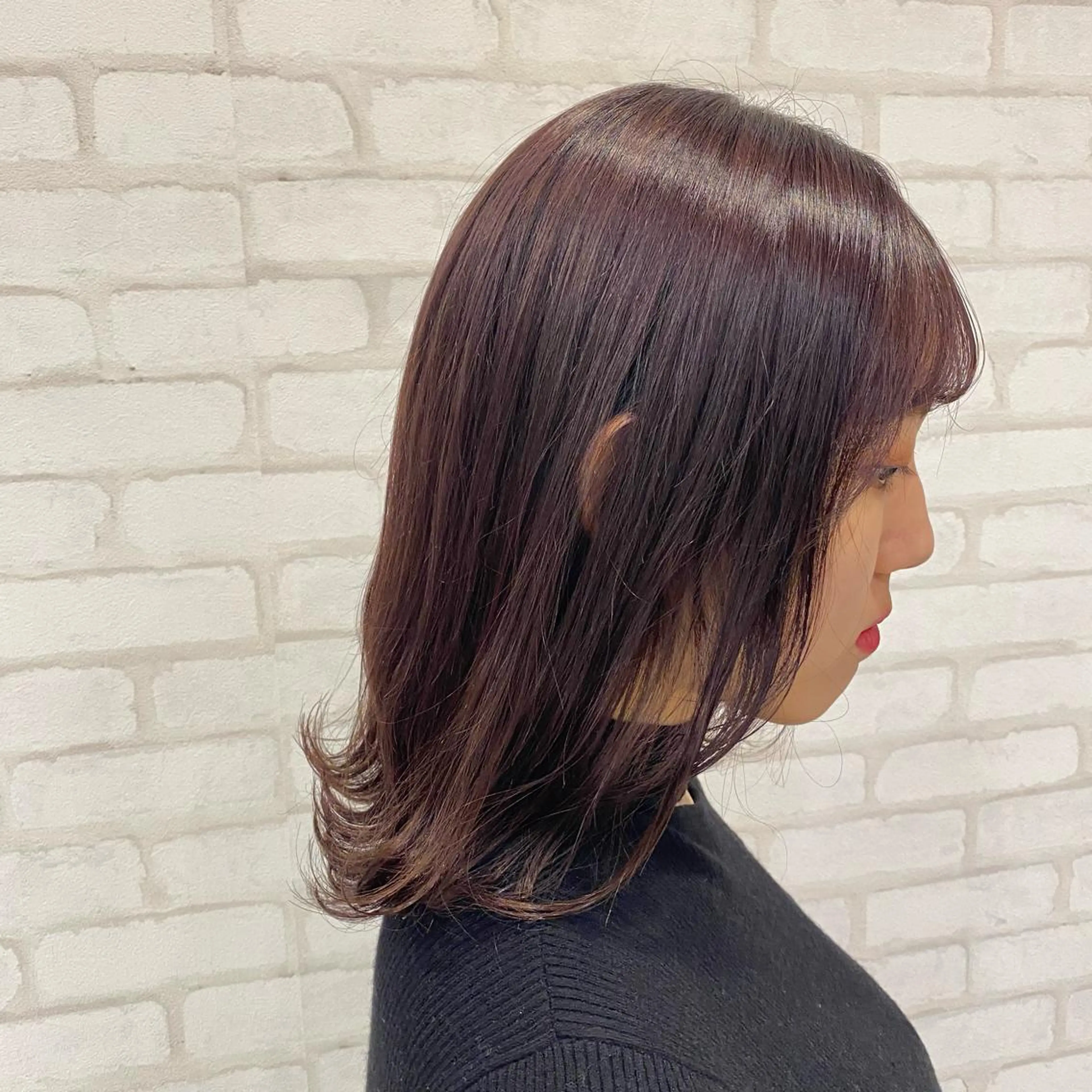 ミディアム カラー パーマ ヘアアレンジ ノンダメージサロンBonheur銀座並木通り店所属・ULTOWA/銀座 ERIのヘアスタイル