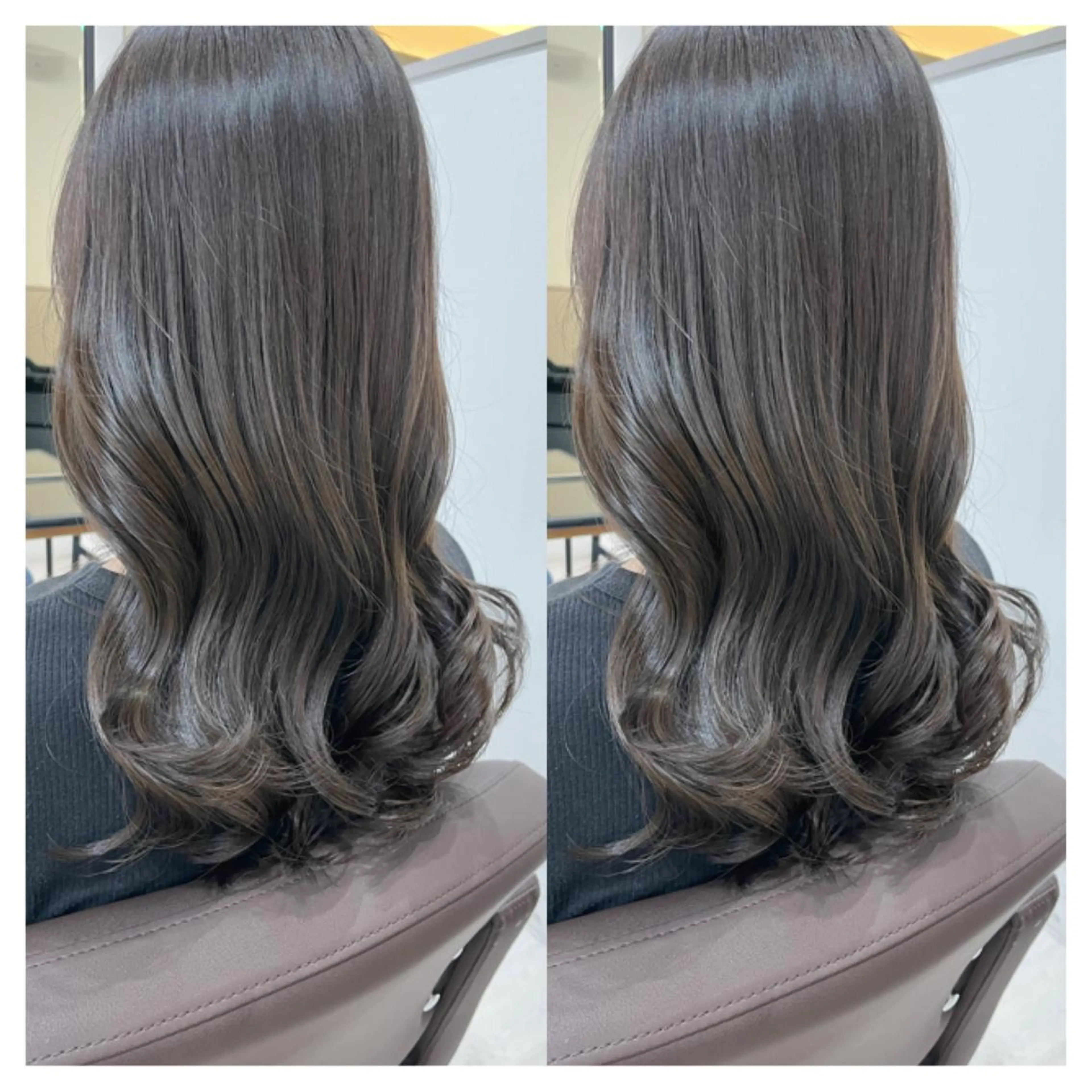 セミロング カラー ヘアカラー トリートメント 村山 茉衣のヘアスタイル