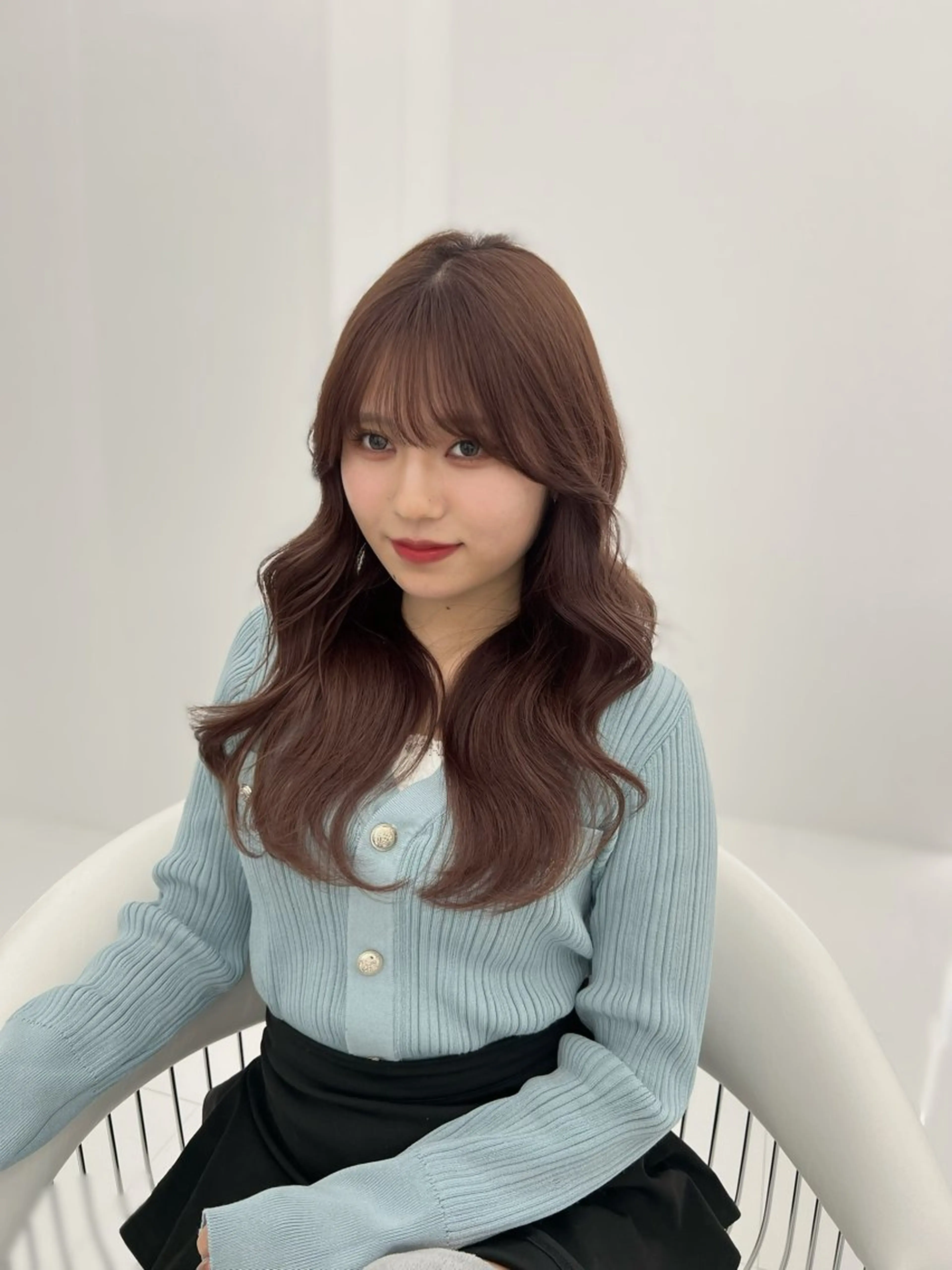 【人気No.3メニュー】🤍透明感似合わせカラー+髪質改善 酸熱トリートメント🤍の写真