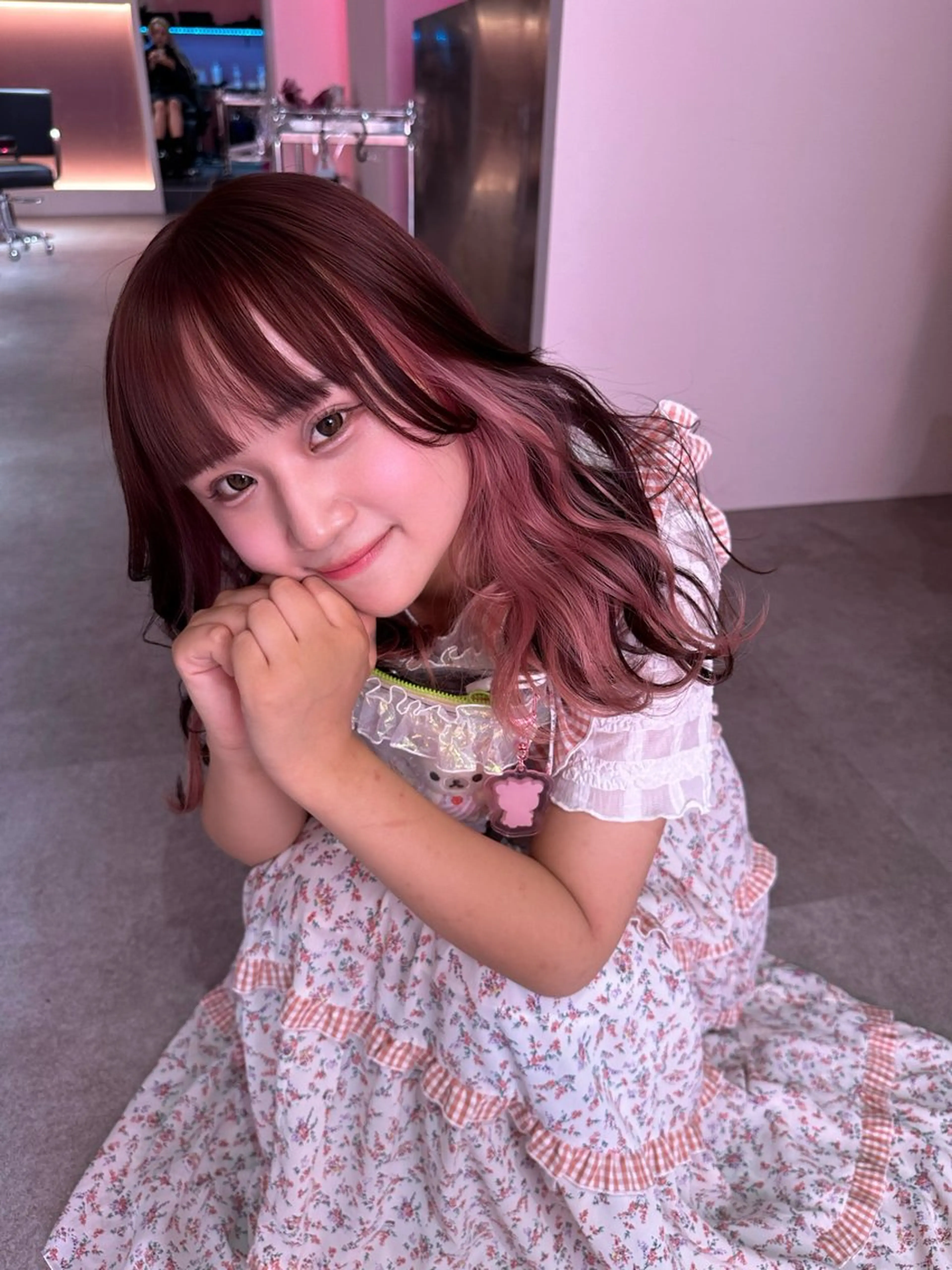 カラー ベージュカラー ブラウンカラー インナーカラー ピンクカラー ピンクベージュ ブリーチカラー 特化/MAHIROのヘアスタイル