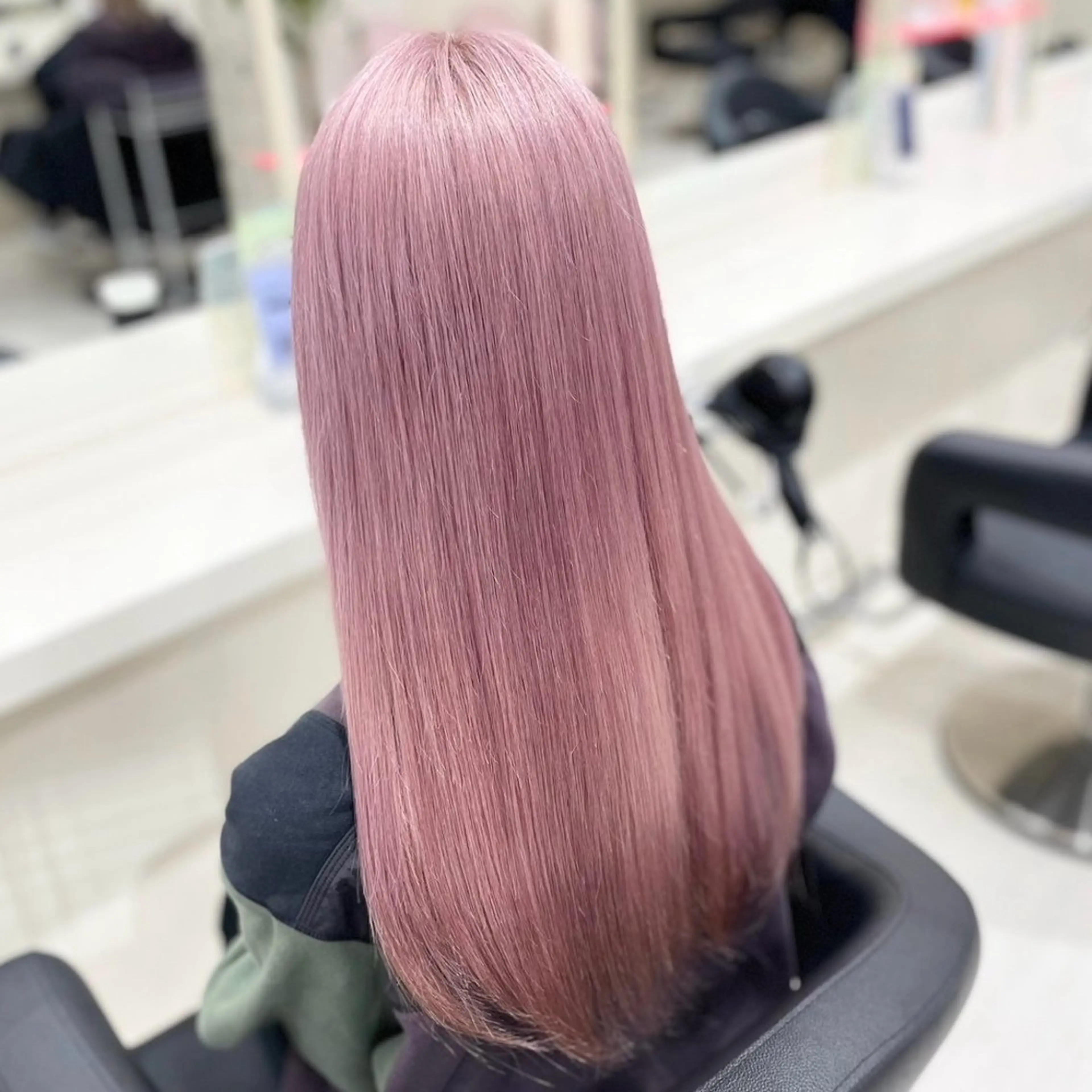 ミディアム カラー 🎀🧁ダメージレス 艶髪カラー🧁🎀のヘアスタイル