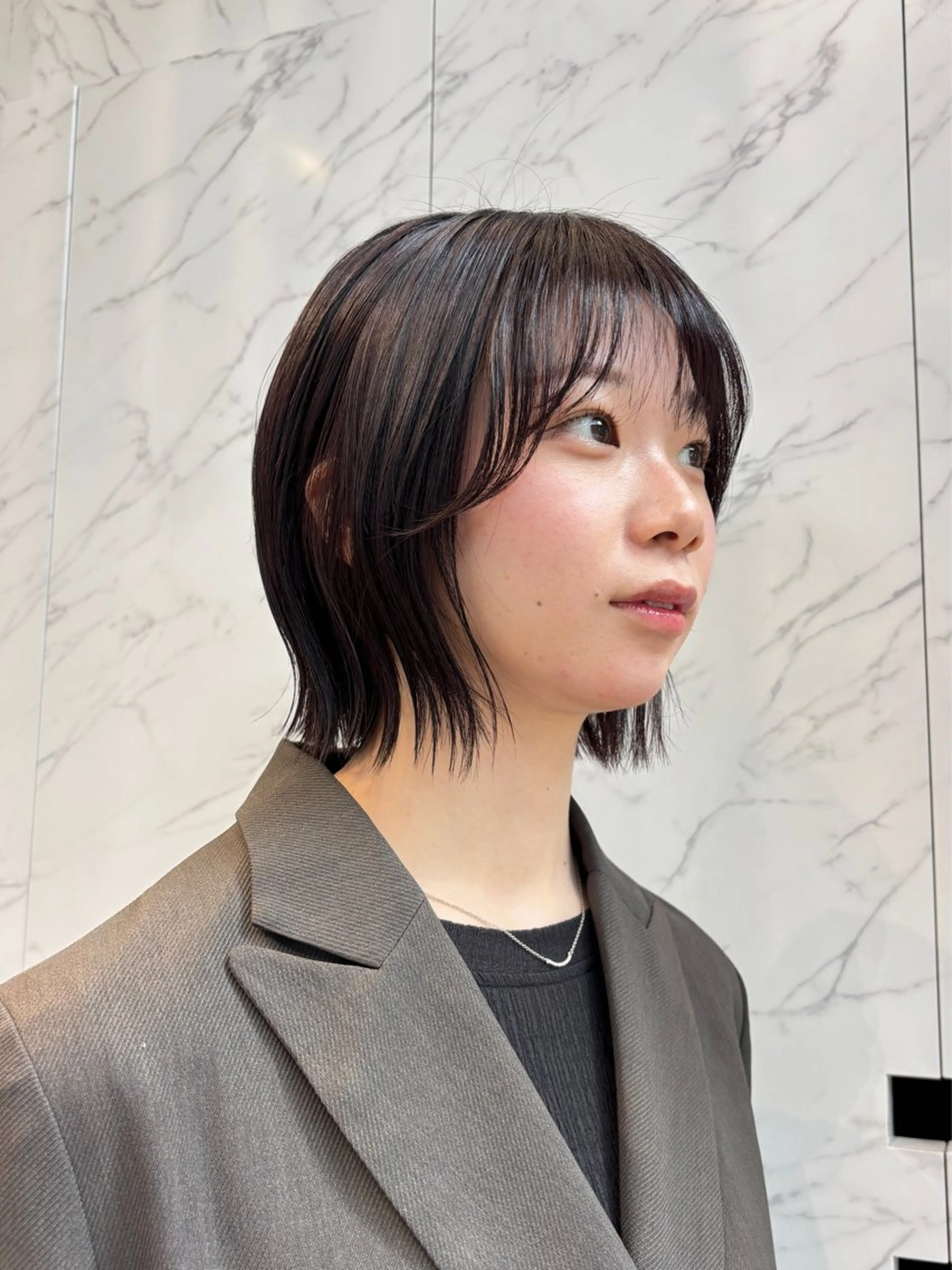 ショート カット ヘアカラー miu /透明感カラーのヘアスタイル