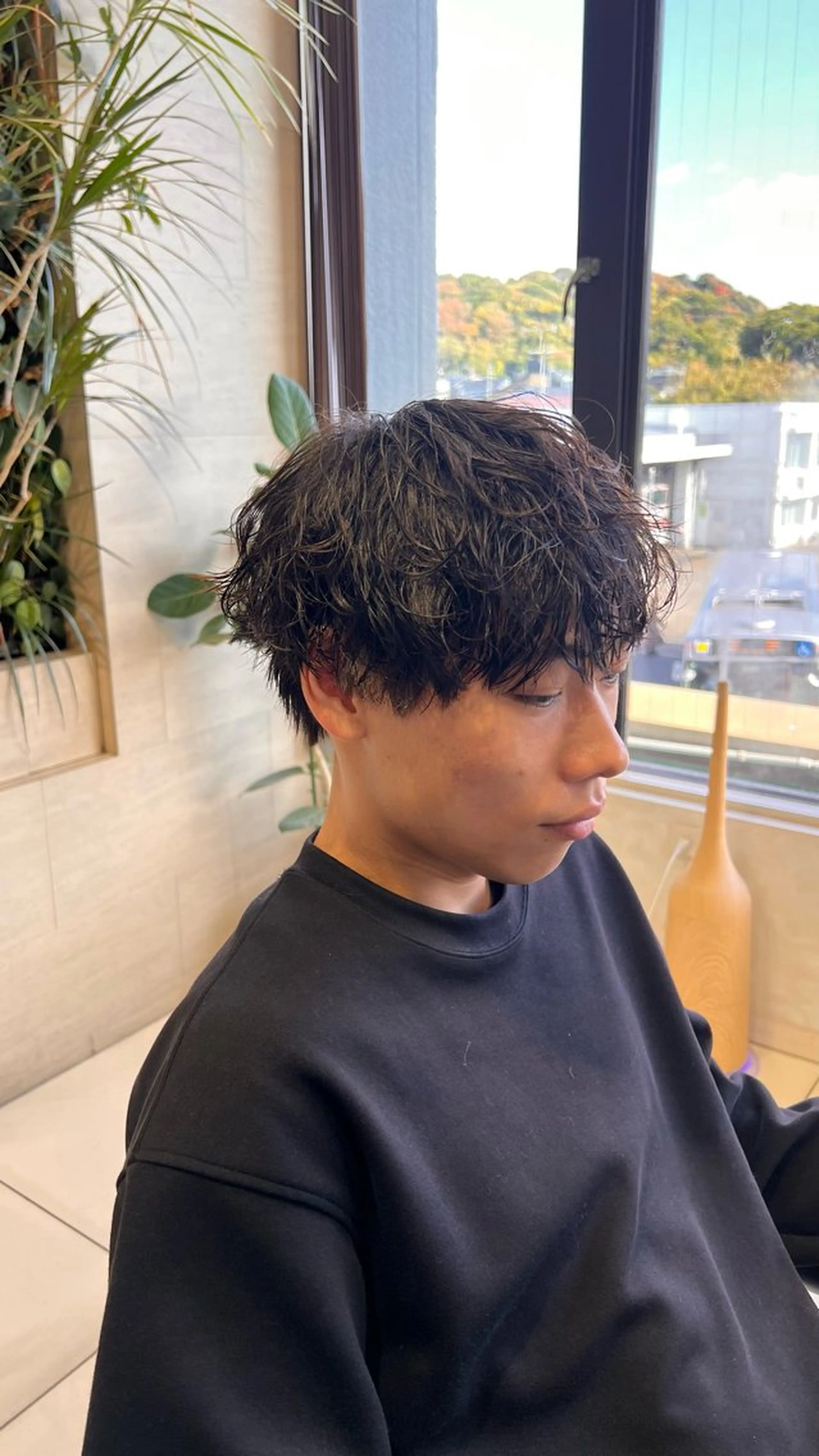 パーマ メンズ カット パーマ メンズカット/メン ズパーマ/鎌倉/ユウのヘアスタイル