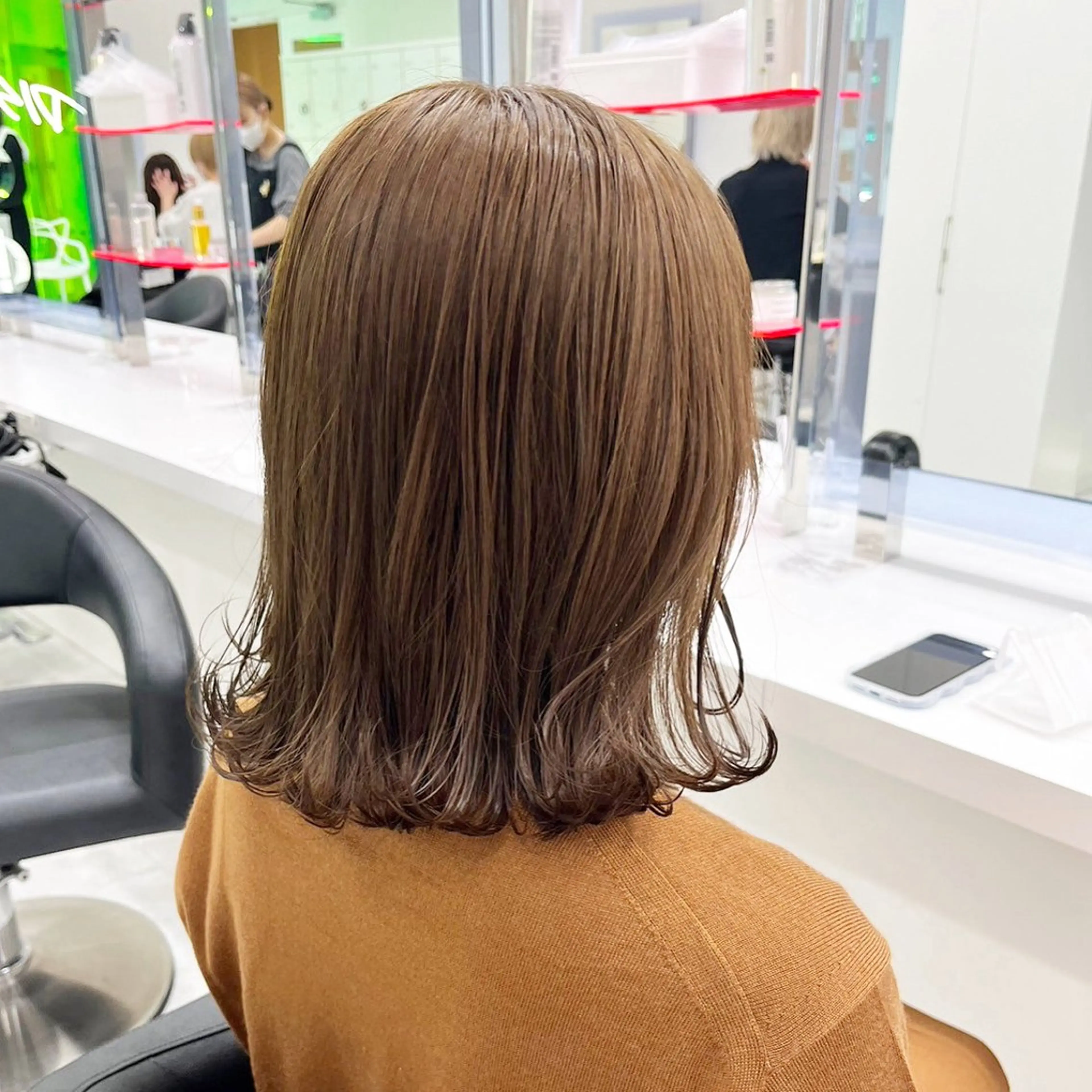 カラー ヘアカラー 似合わせ💗透け感 💗うる艶カラー💗のヘアスタイル