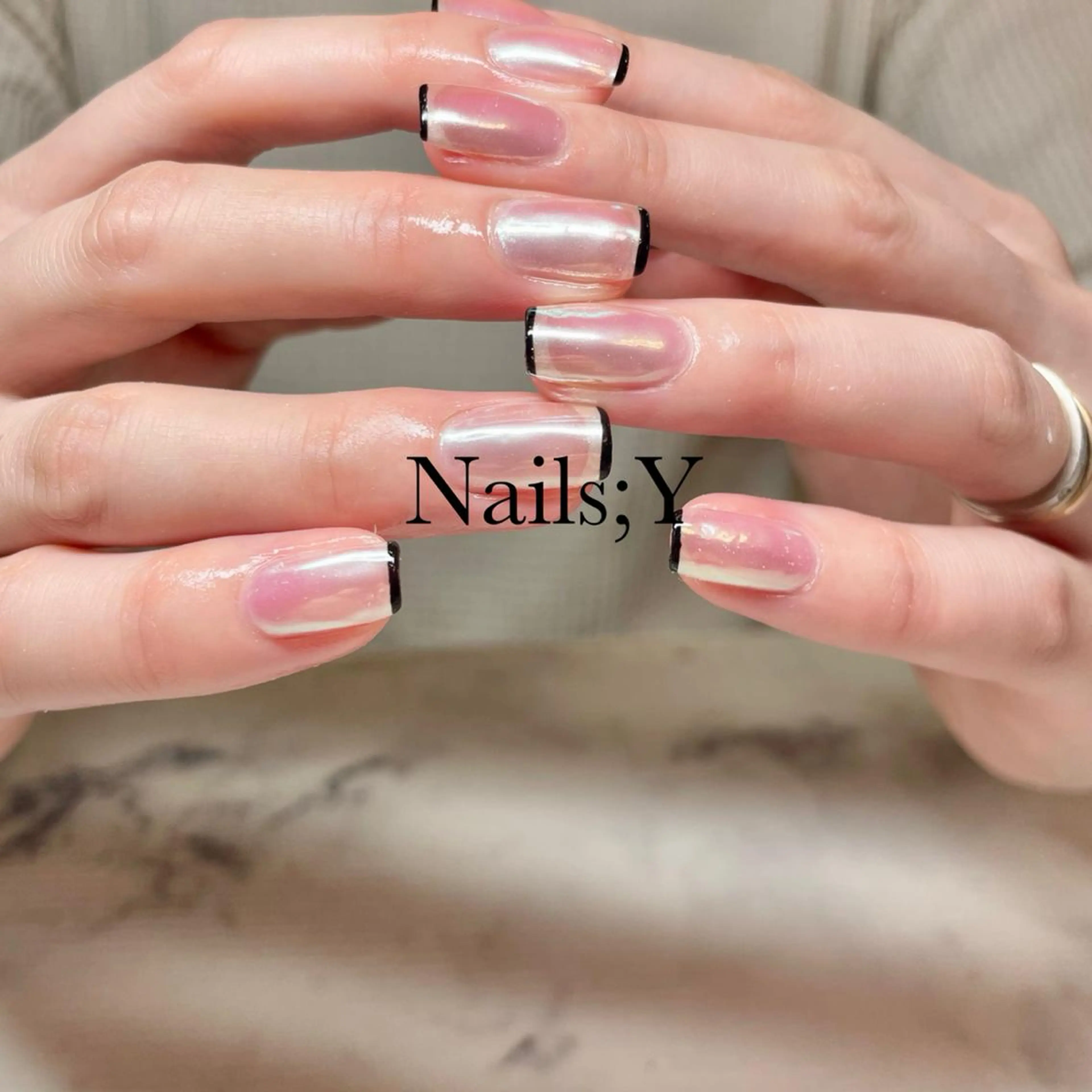 ネイル フレンチネイル 持ち込み yo koのネイルデザイン