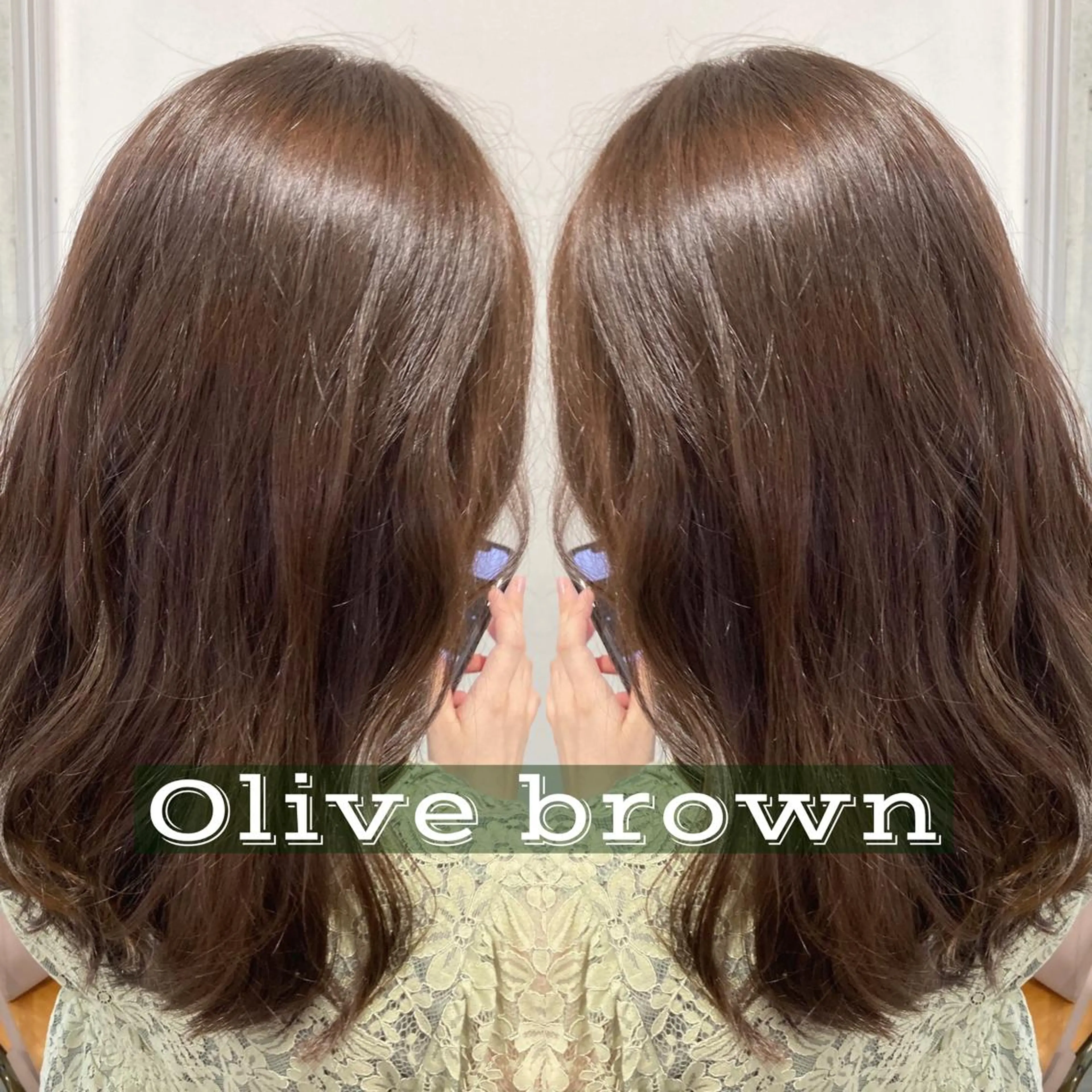 セミロング カラー ヘアカラー トリートメント ヘッドスパ 🌈 YUUNA🌈のヘアスタイル