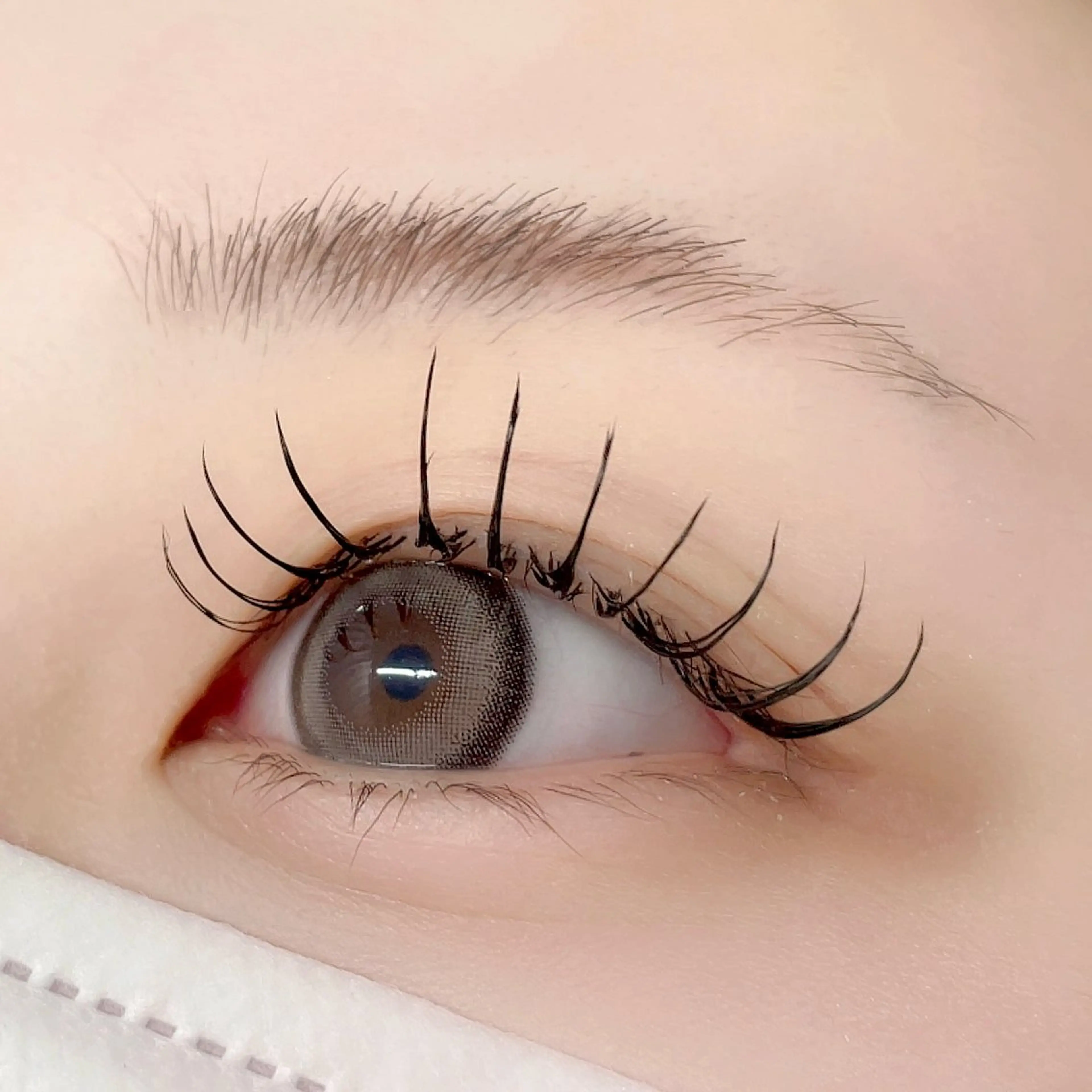 マツエク・マツパ 束感まつ毛 韓国風マツエク Morganite 🦋 ÿui 🦋のマツエク・マツパデザイン