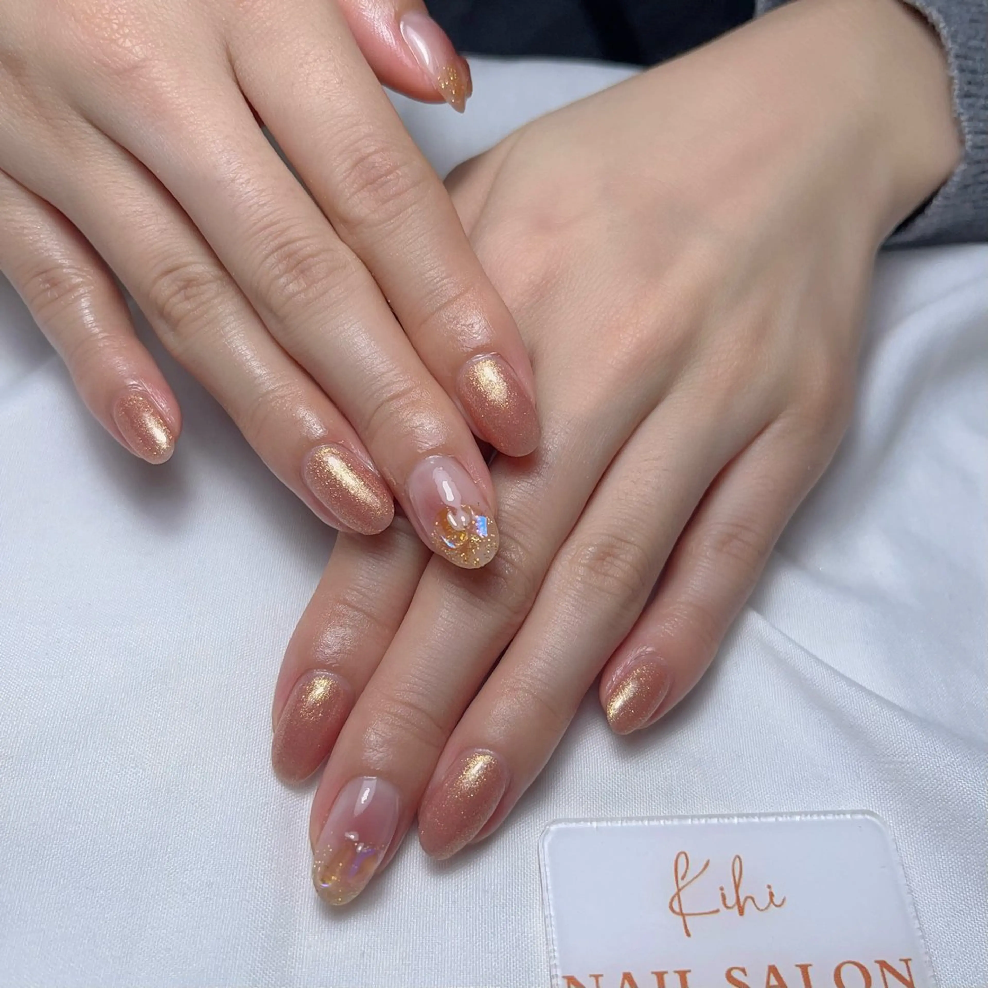 ネイル アートネイル フレンチネイル ジェルネイル グラデーション 韓国ネイル ハンドネイル ハンドケア さくら💮💮 【オフ無料】のネイルデザイン