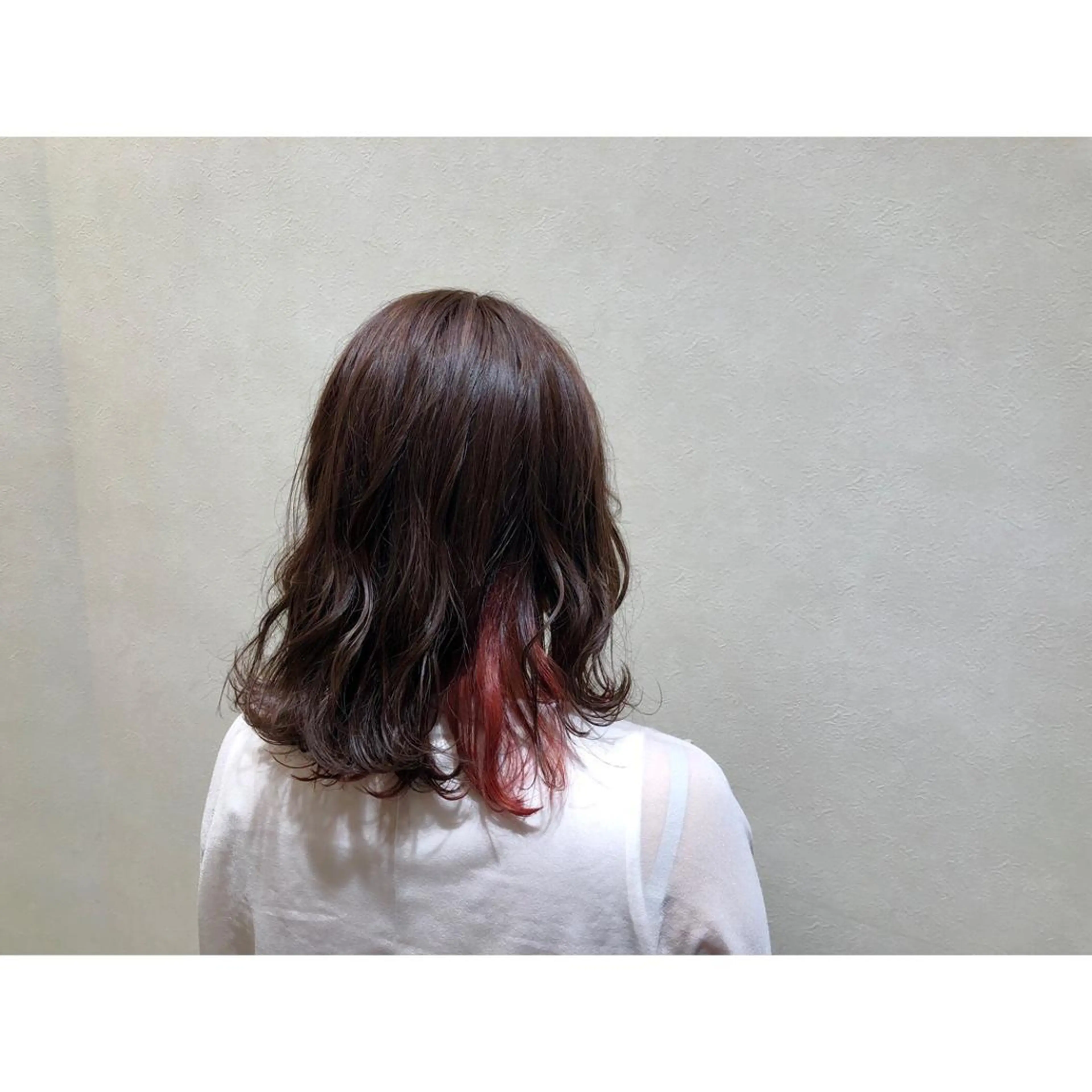 セミロング カラー ヘアアレンジ インナーカラー lala梅田福島店所属・lala* ayanaの眉毛・アイブロウイメージ